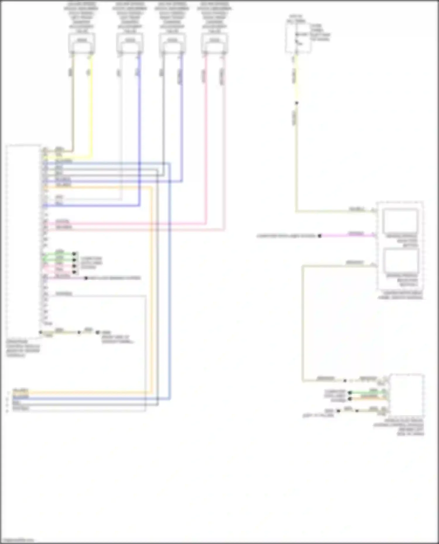 A8 Audi D5 (2017-2022): Level control circuit (2 of 2)