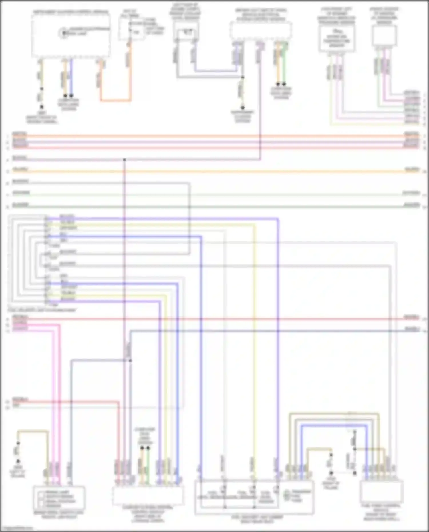 A8 Audi D5 (2017-2022): Wiring diagram engine performance 3.0l turbo (3 of 10)
