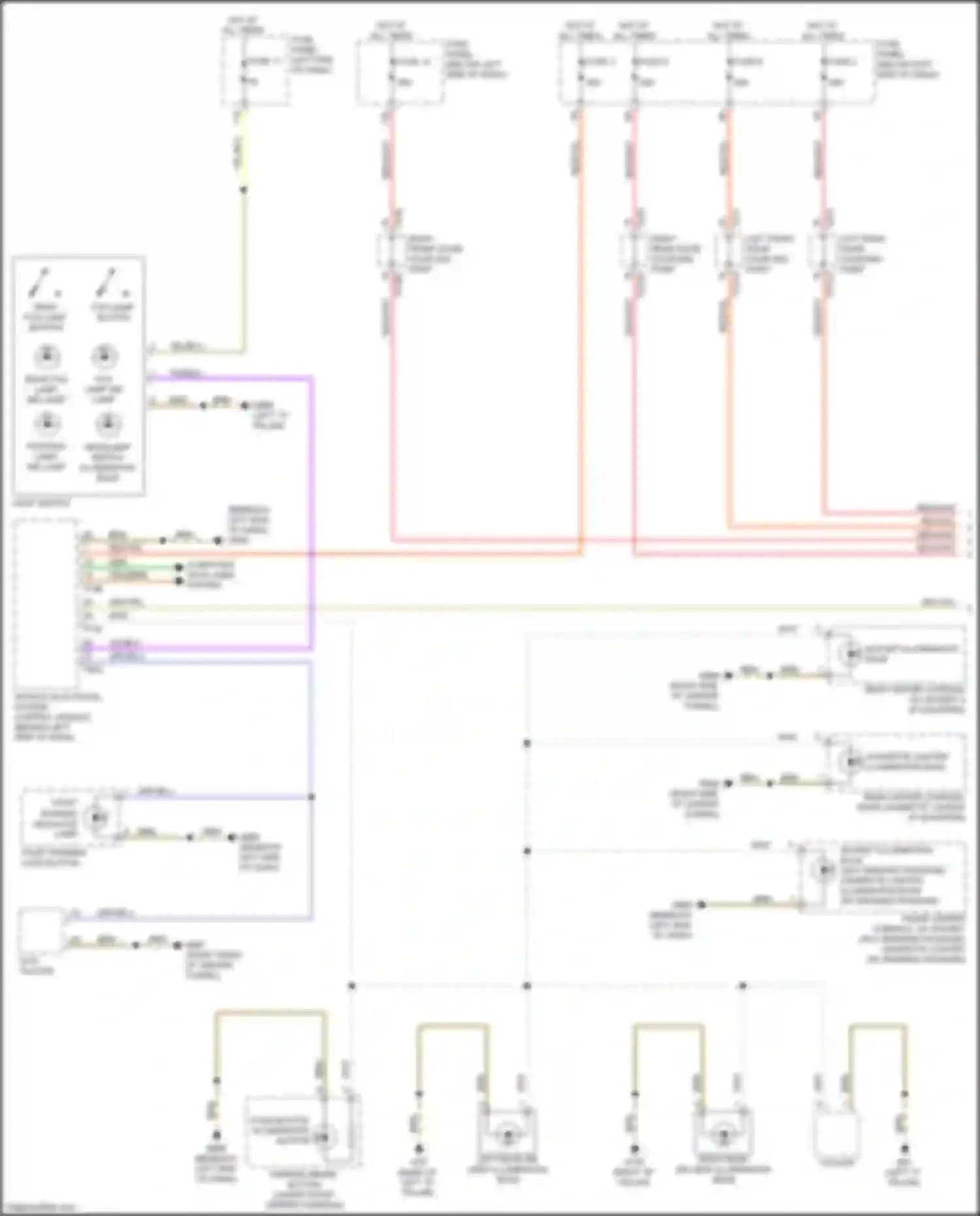 A8 Audi D5 (2017-2022): Instrument illumination circuit (1 of 4)