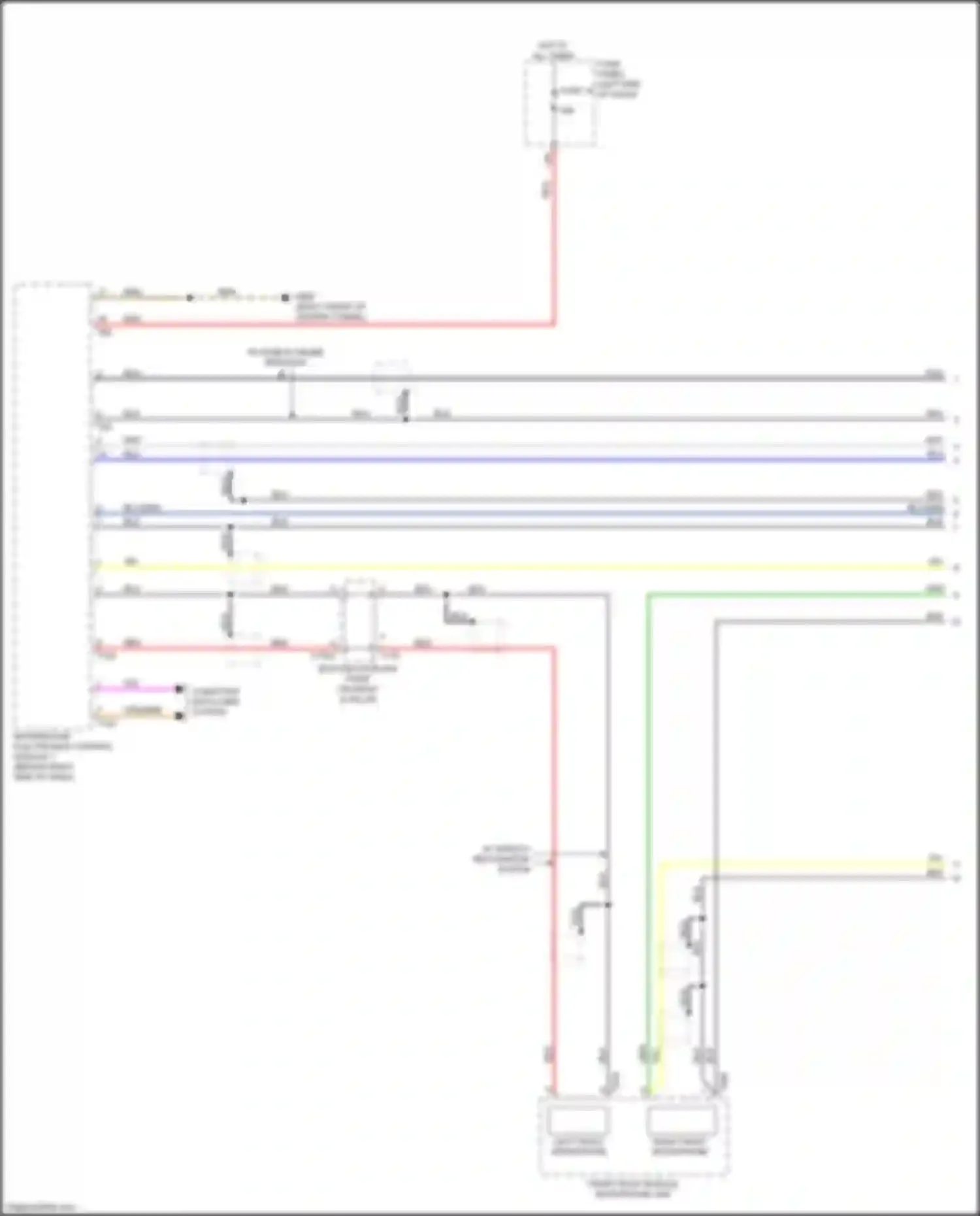 A8 Audi D5 (2017-2022): Emergency call circuit, w/o connect plus (1 of 2)