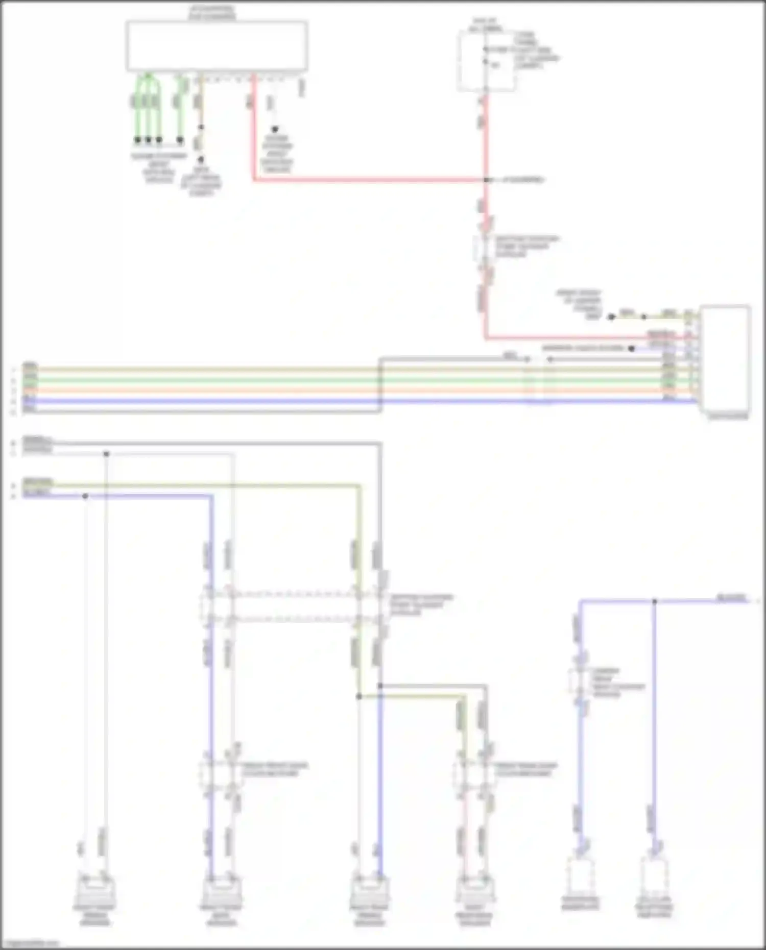 A8 Audi D5 (2017-2022): Navigation circuit, w/o amplifier (2 of 6)