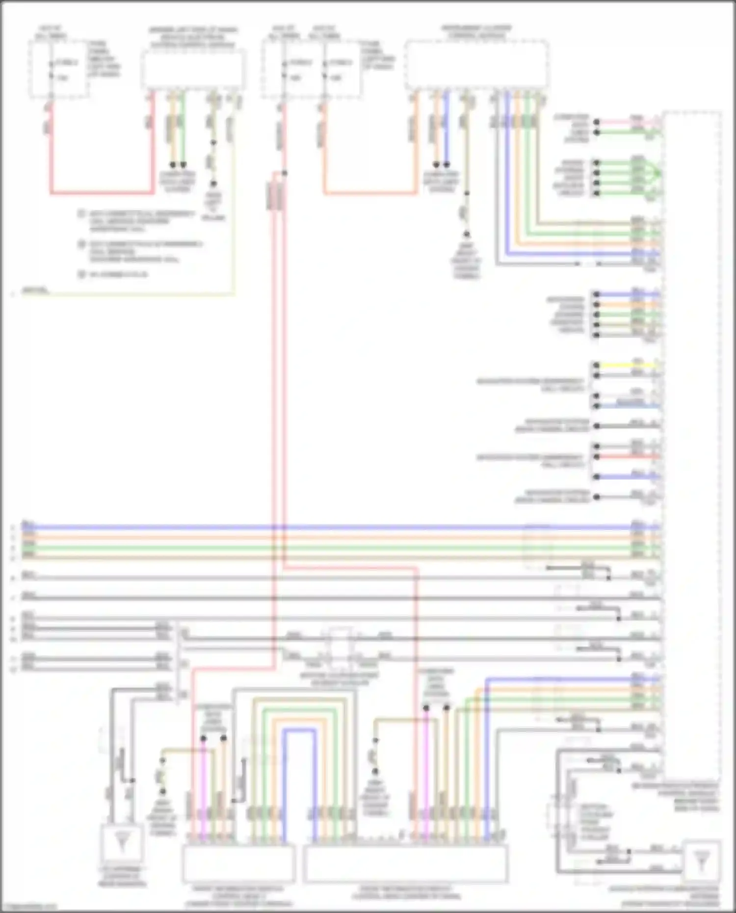 A8 Audi D5 (2017-2022): Navigation circuit, w/o amplifier (6 of 6)