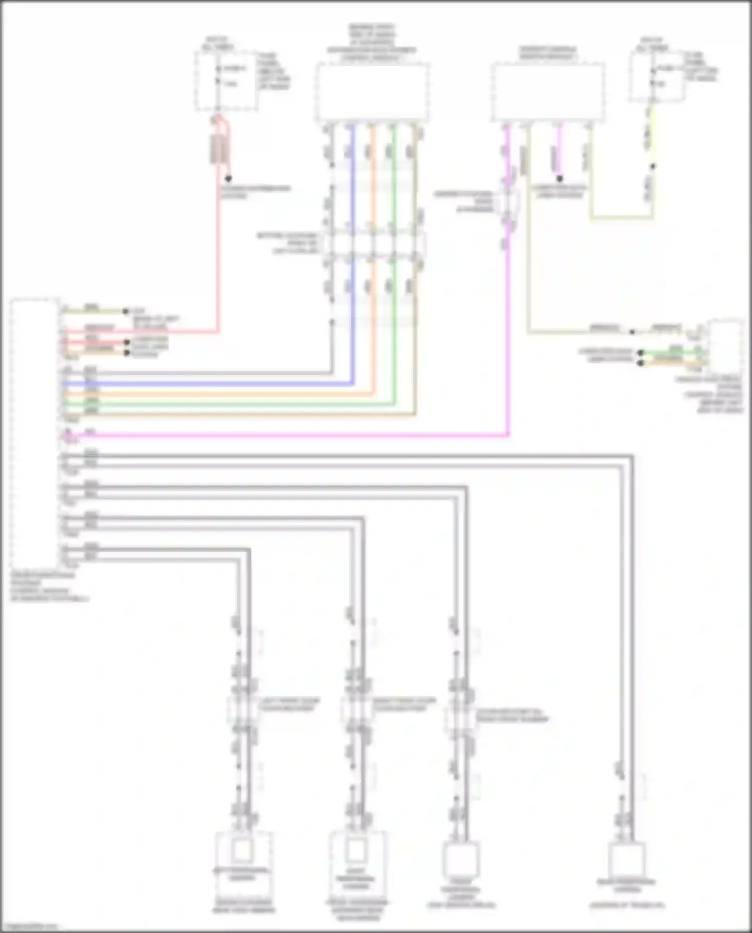A8 Audi D5 (2017-2022): Peripheral camera circuit