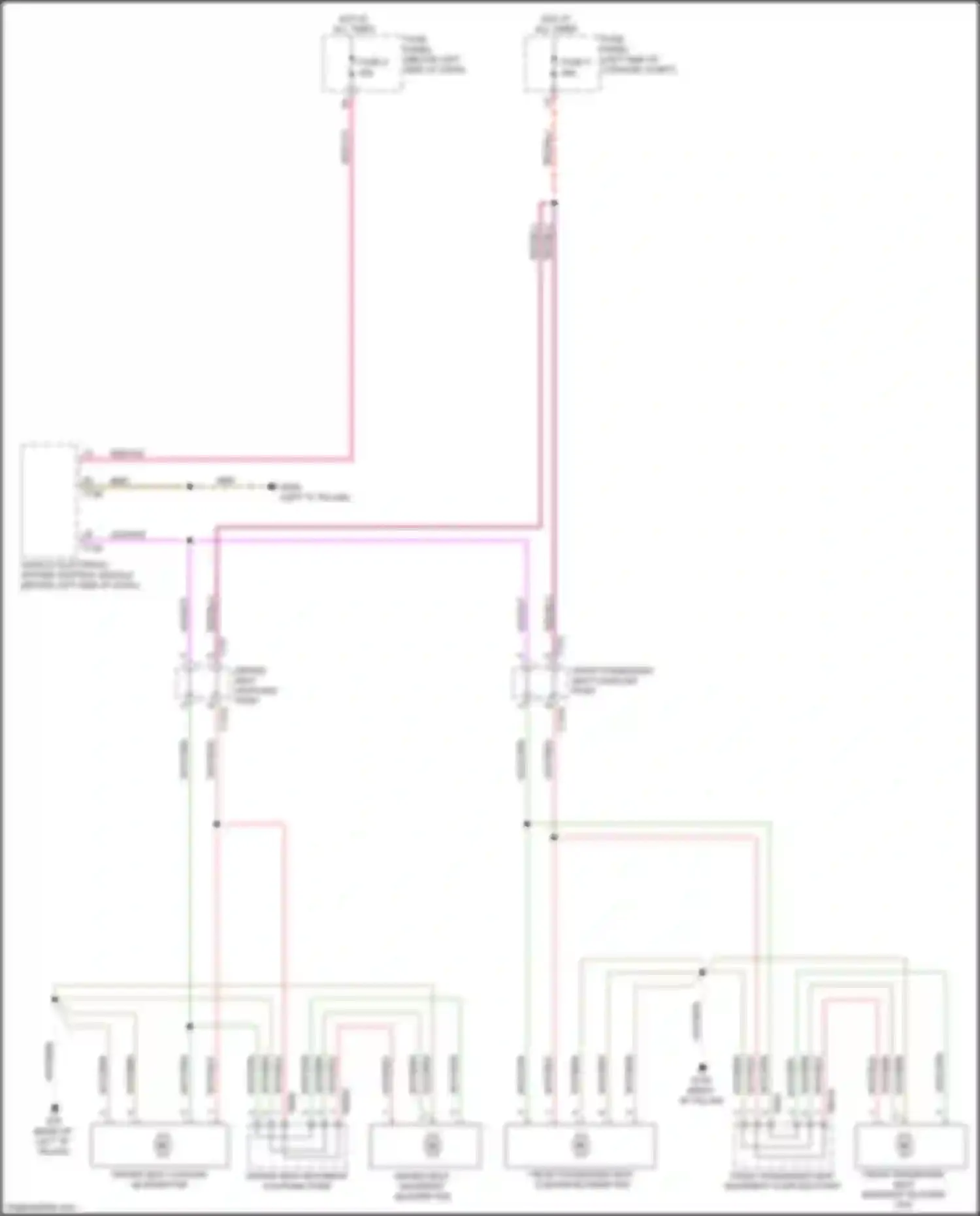 A8 Audi D5 (2017-2022): Seat ventilation circuit