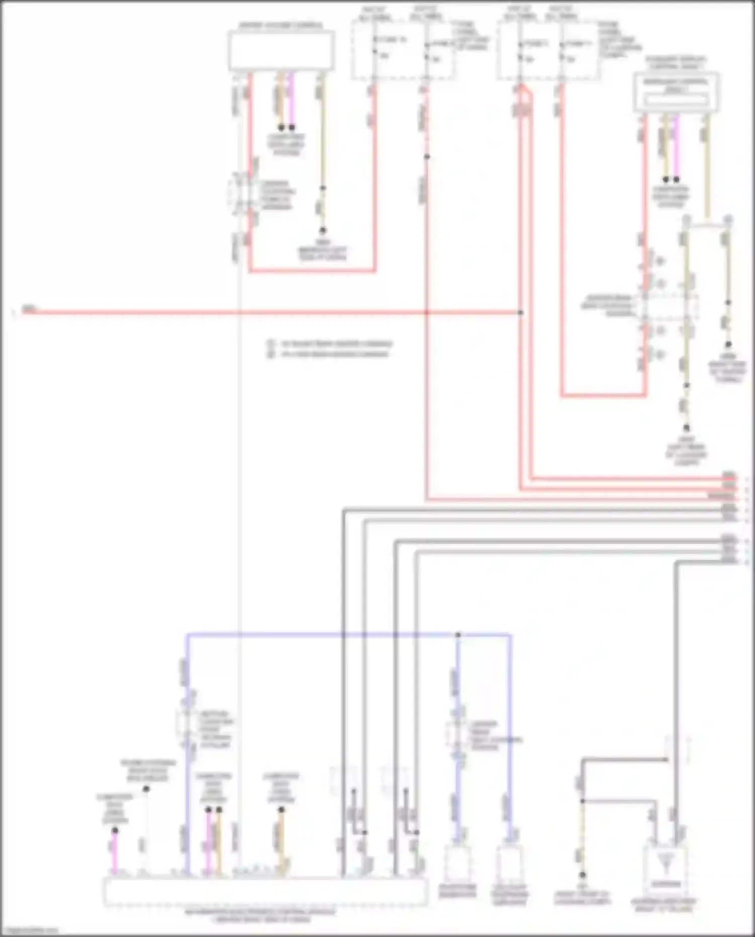 A8 Audi D5 (2017-2022): Radio circuit, w/ amplifier & active noise (3 of 6)