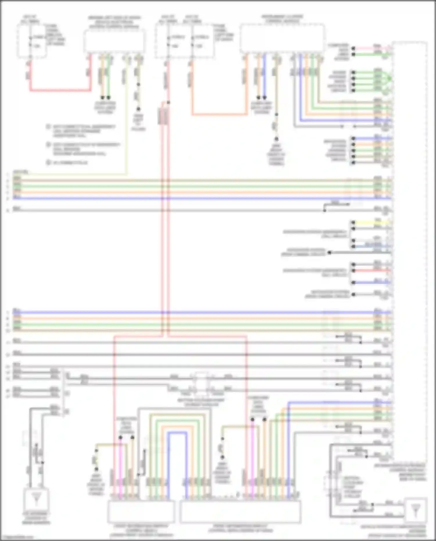 A8 Audi D5 (2017-2022): Radio circuit, w/ amplifier & active noise (6 of 6)