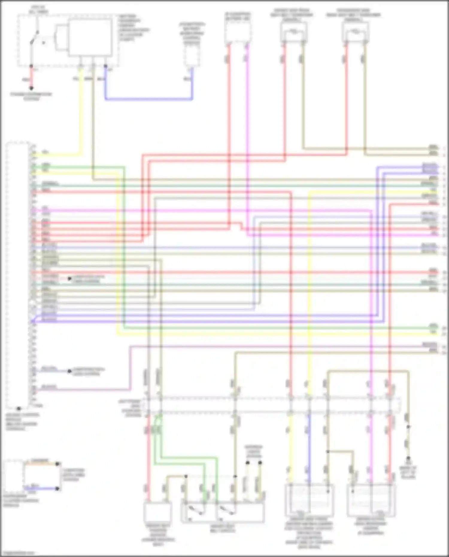 A8 Audi D5 (2017-2022): Supplemental restraints circuit (1 of 7)
