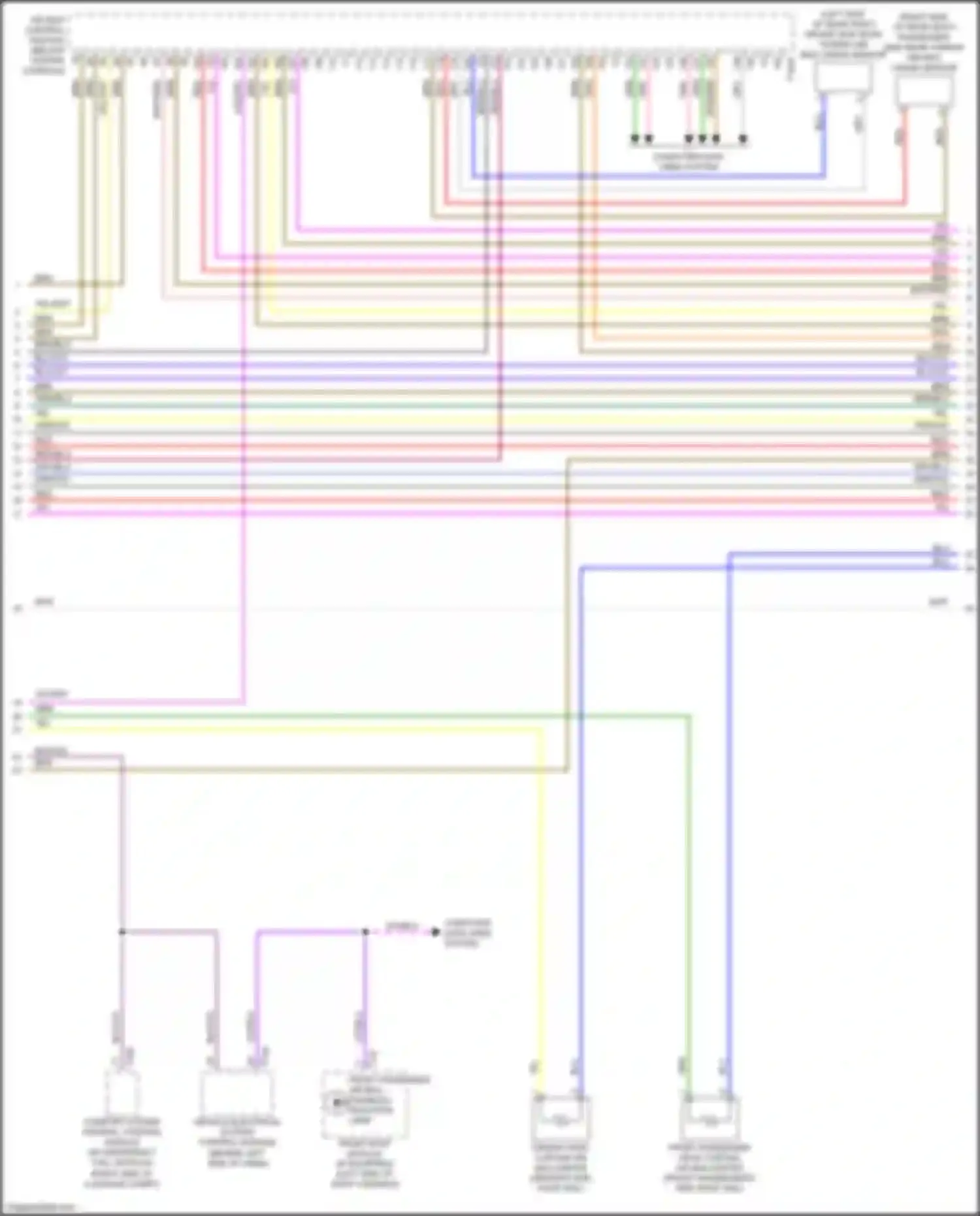 A8 Audi D5 (2017-2022): Supplemental restraints circuit (3 of 7)
