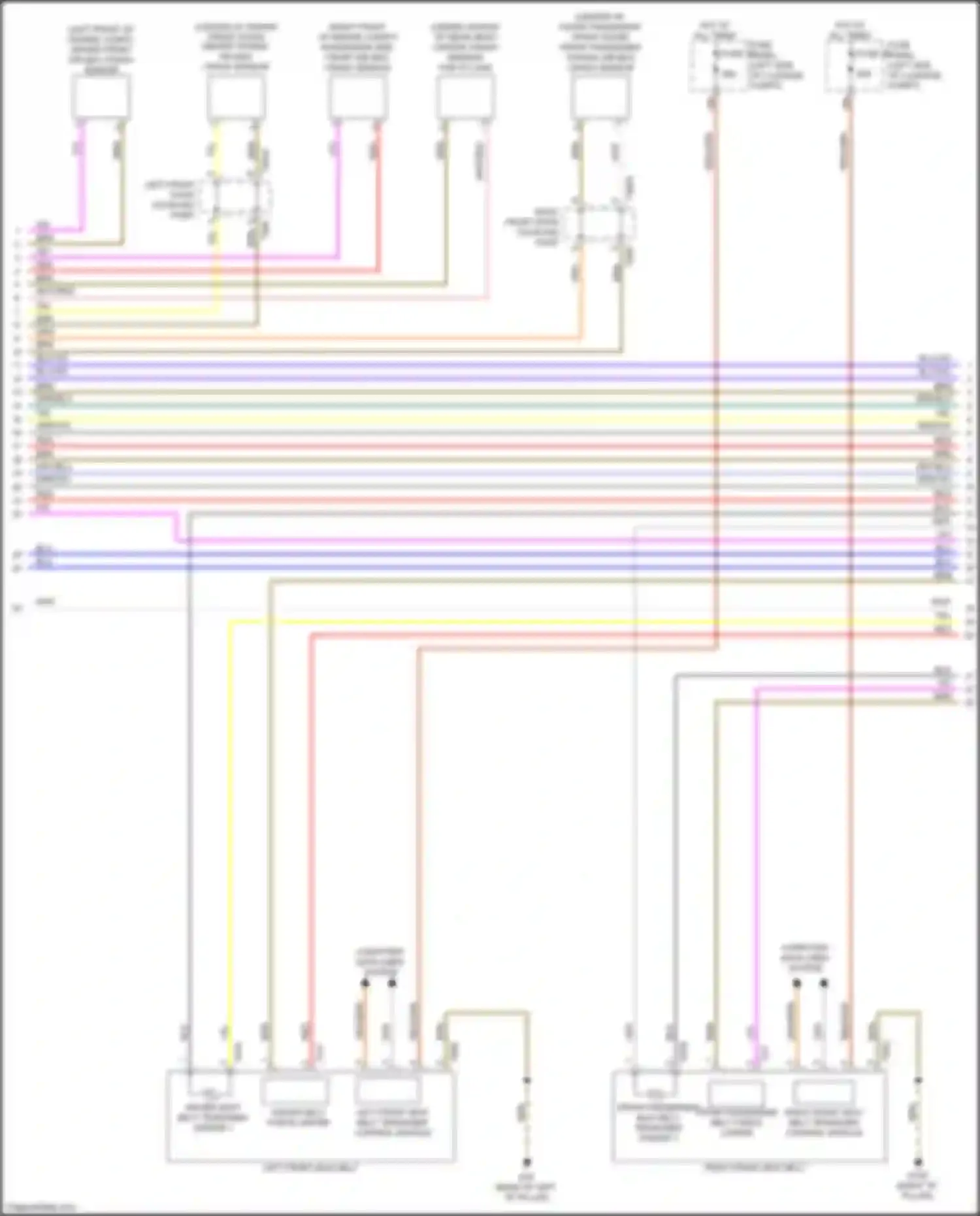 A8 Audi D5 (2017-2022): Supplemental restraints circuit (4 of 7)