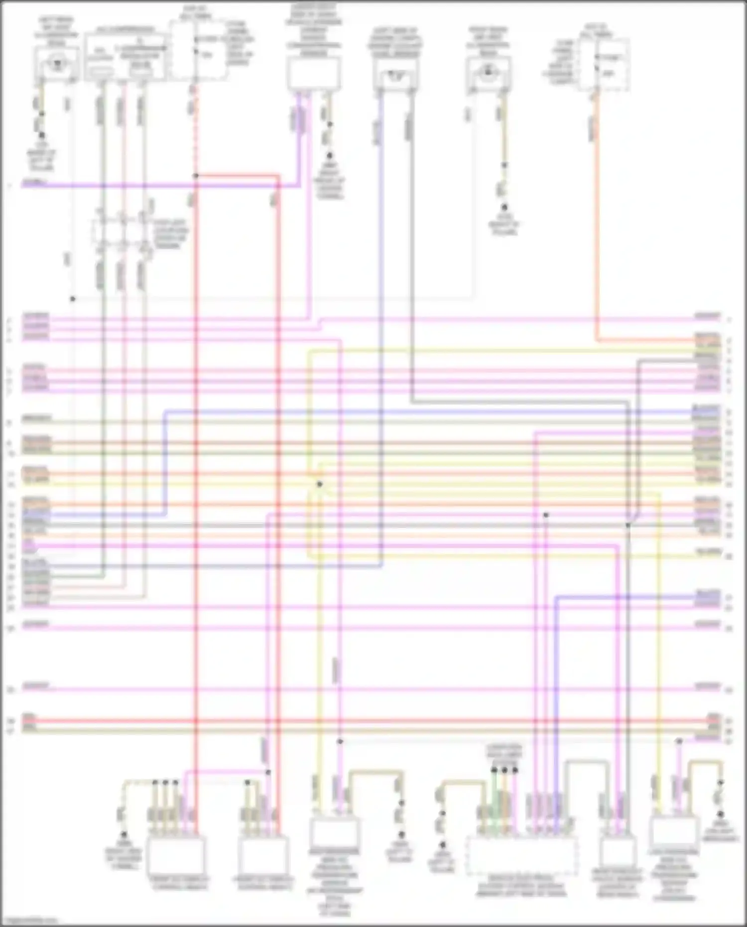 Wiring diagram a/c clutch for Audi A8 D5 (2017-2022) (1 of 2)