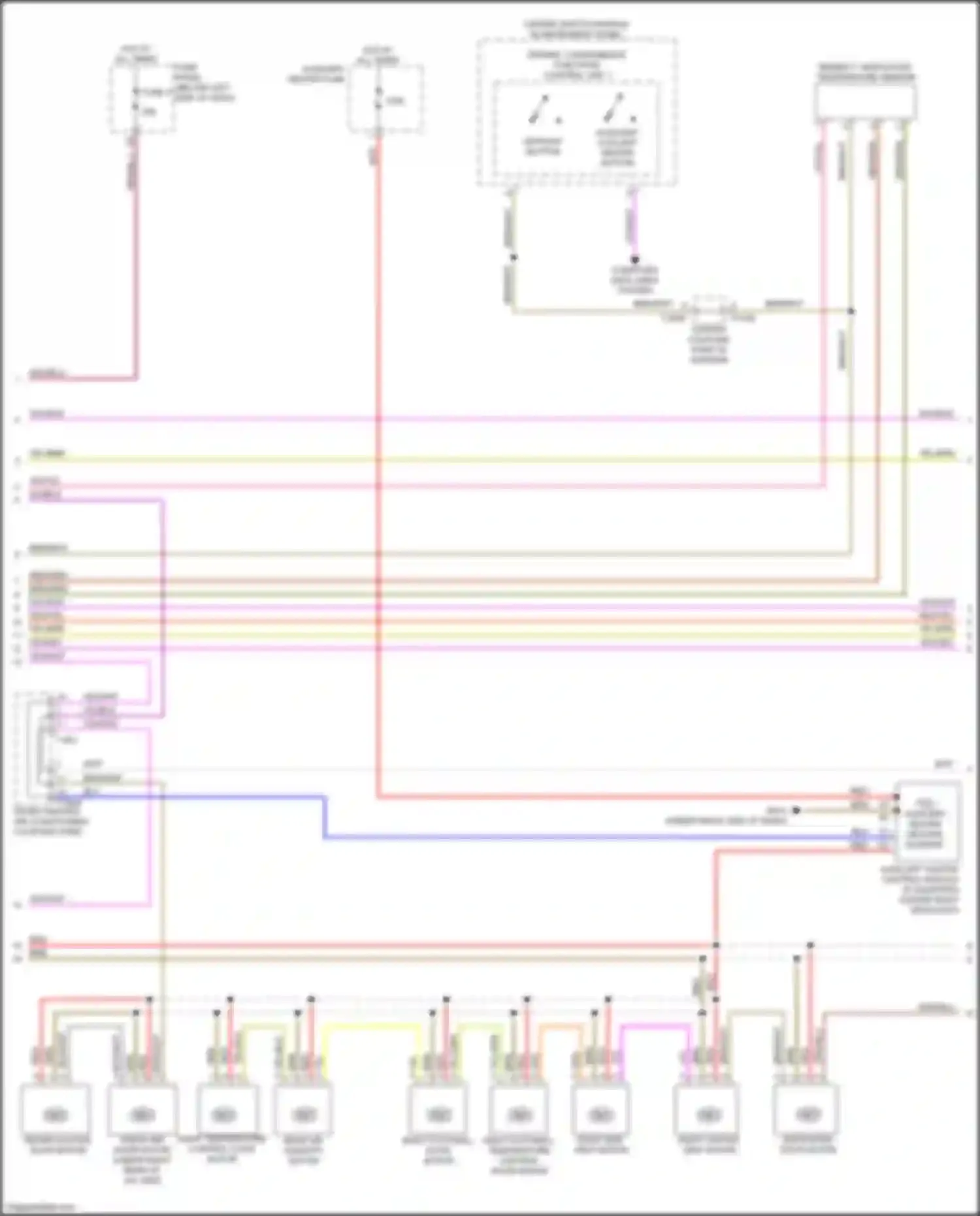 Wiring diagram auxiliary heater fuse for Audi A8 D5 (2017-2022) (1 of 4)
