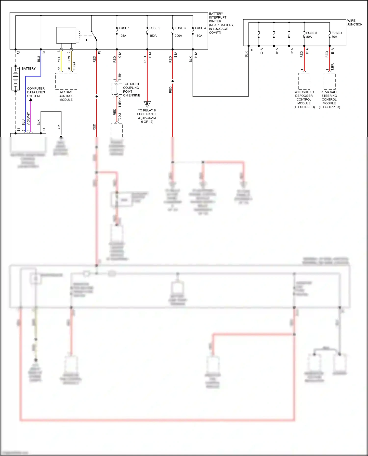 Audi A8 D5 (2017-2022) blu wiring diagram  (43 of 157)