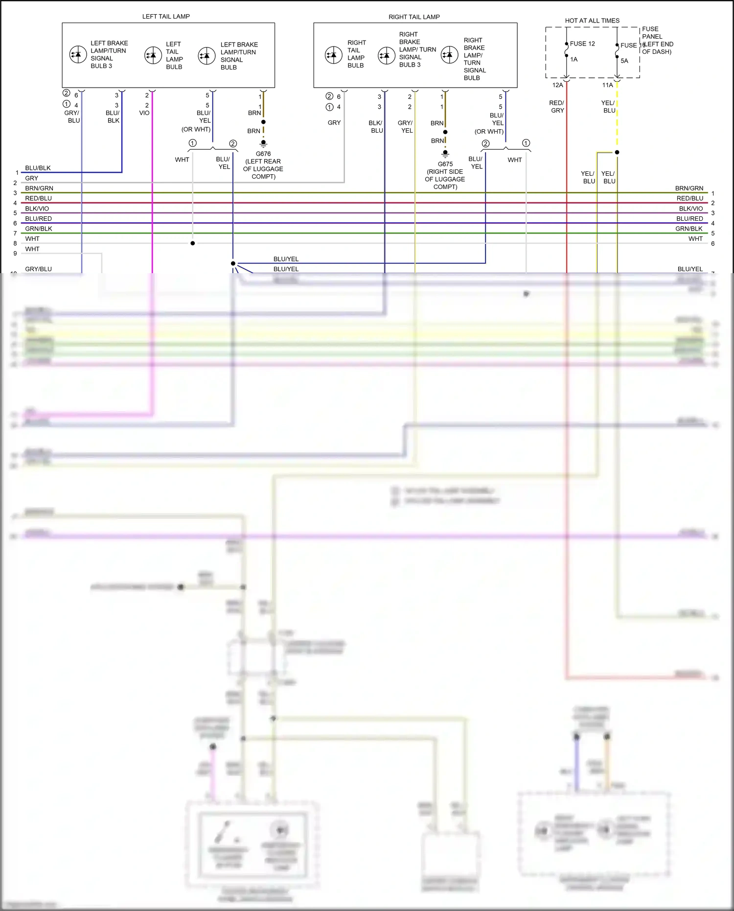 Audi A8 D5 (2017-2022) blu wiring diagram  (39 of 157)