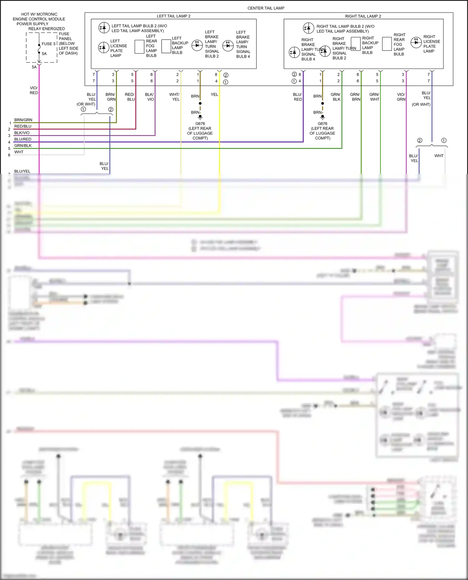 Audi A8 D5 (2017-2022) blu wiring diagram  (40 of 157)