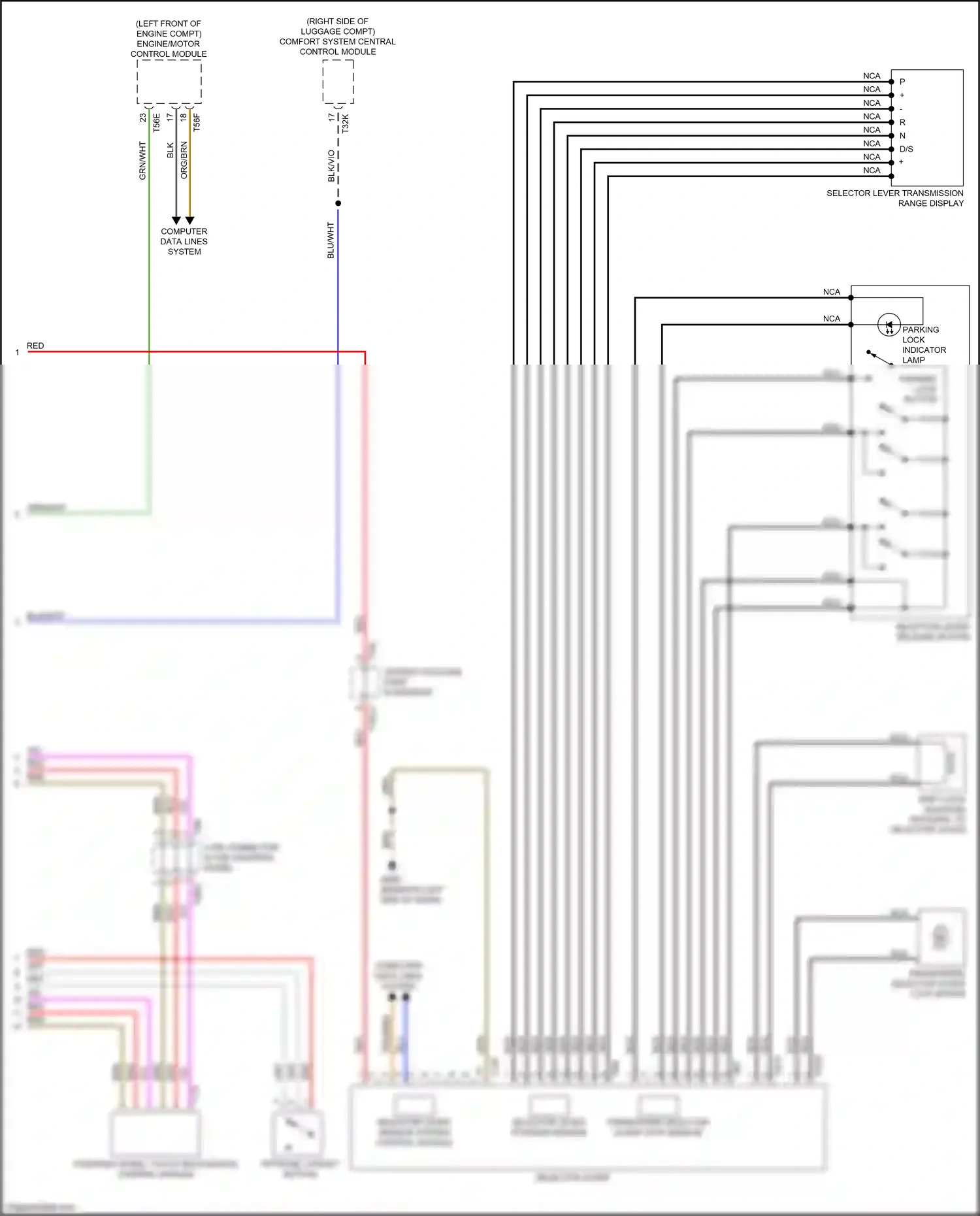 Audi A8 D5 (2017-2022) blu wiring diagram  (23 of 157)