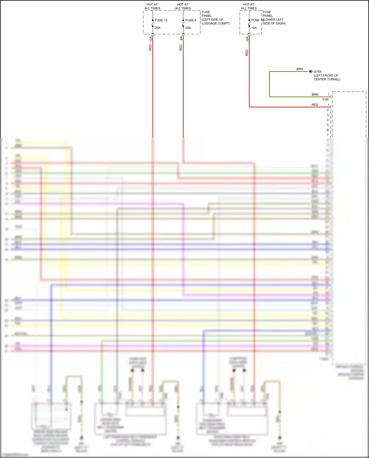 Audi A8 D5 (2017-2022) blu wiring diagram  (49 of 157)