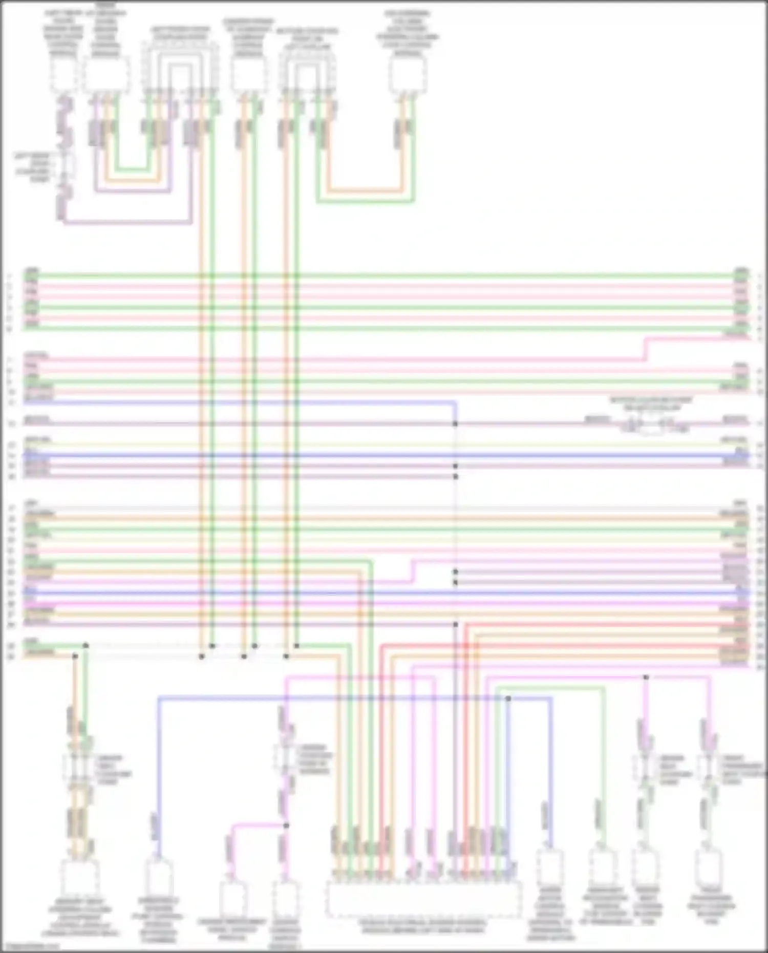 Wiring diagram blu/wht for Audi A8 D5 (2017-2022) (17 of 46)