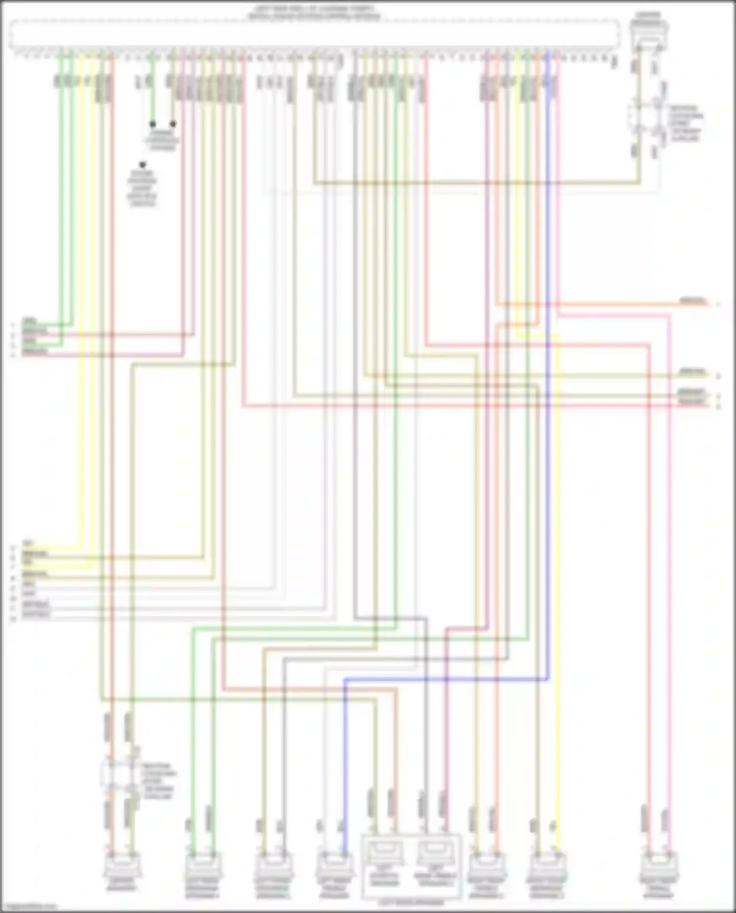 Wiring diagram bottom coupling point on right a-pillar for Audi A8 D5 (2017-2022) (17 of 56)