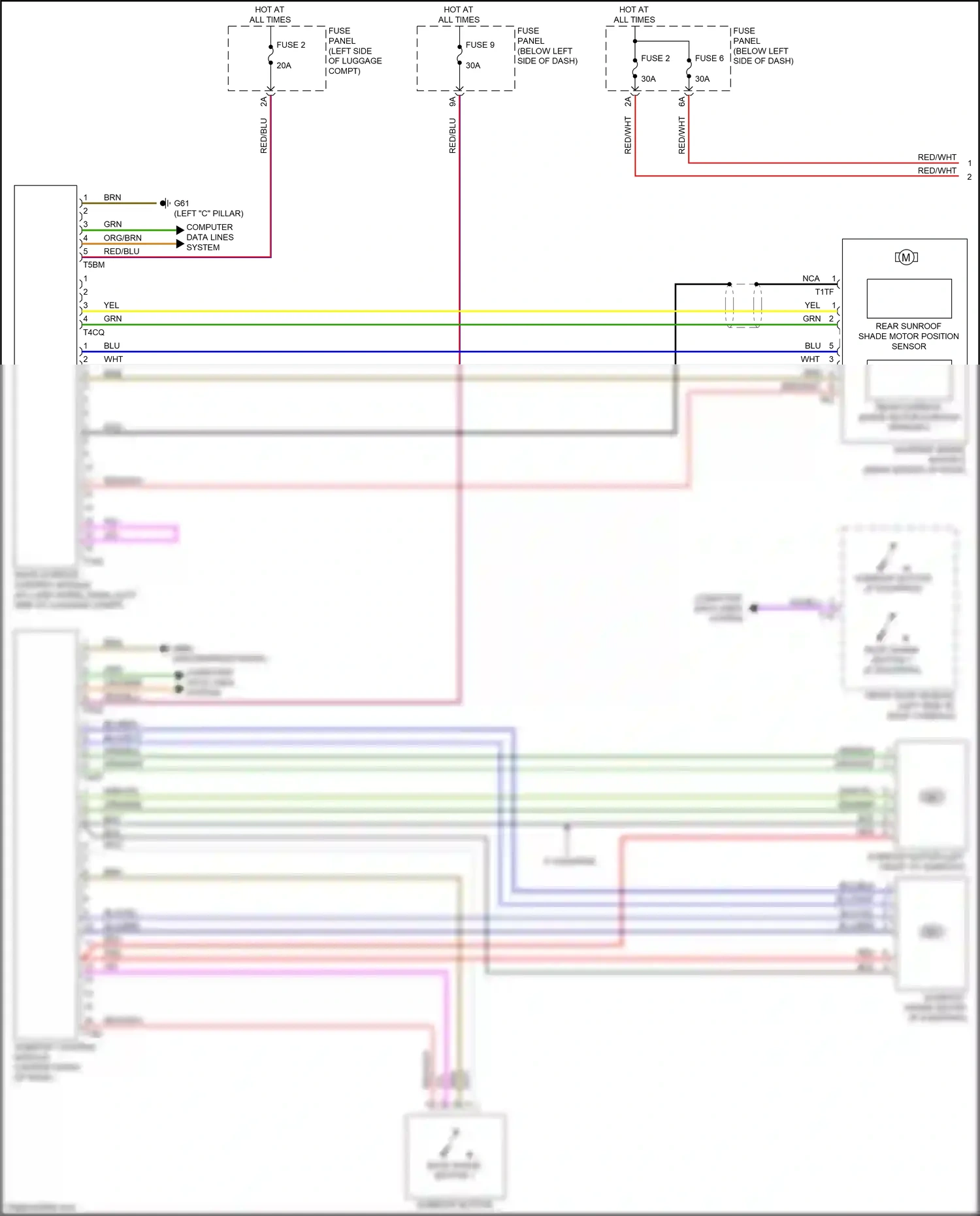 Audi A8 D5 (2017-2022) brn wiring diagram  (146 of 235)