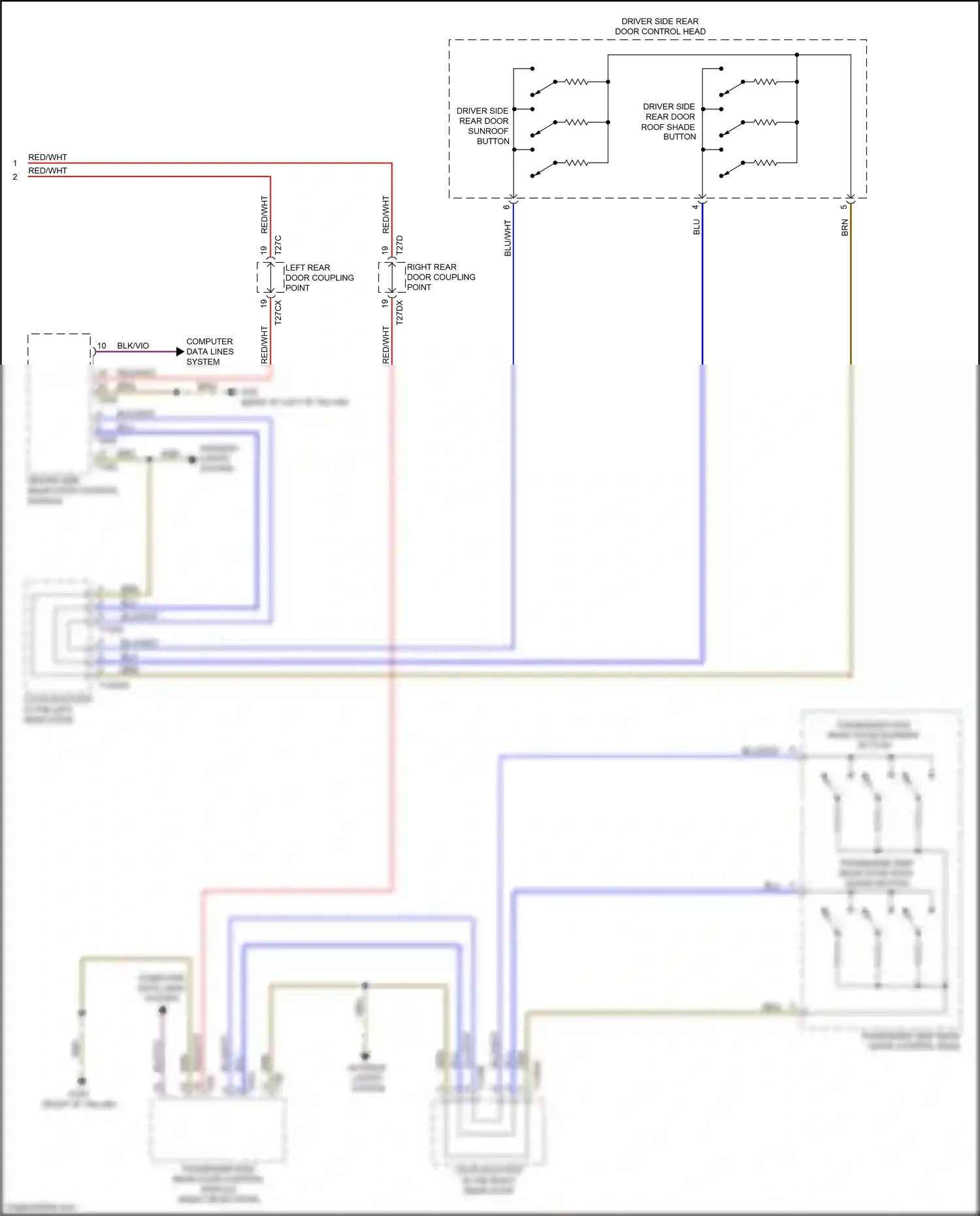 Audi A8 D5 (2017-2022) brn wiring diagram  (147 of 235)