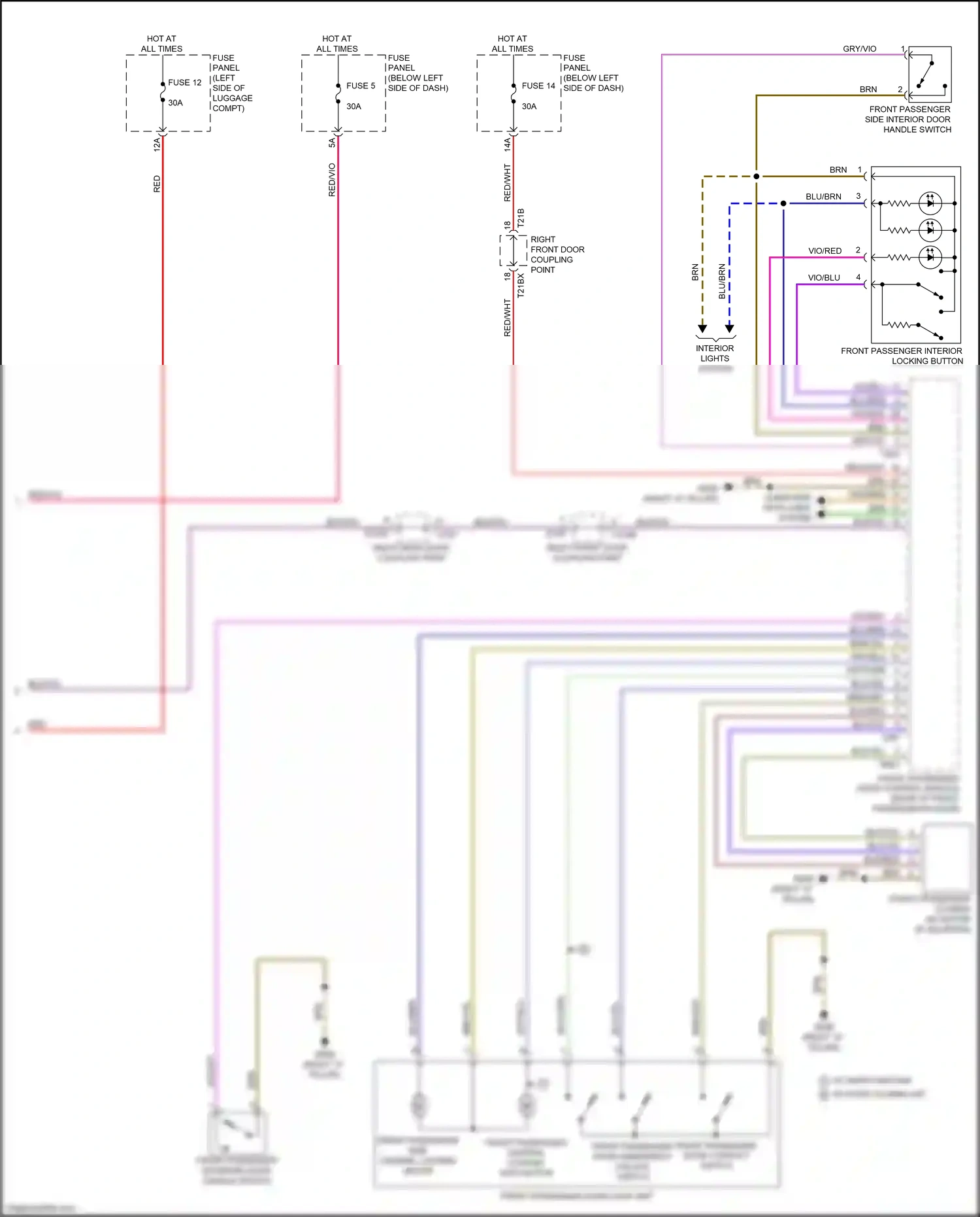 Audi A8 D5 (2017-2022) brn wiring diagram  (144 of 235)
