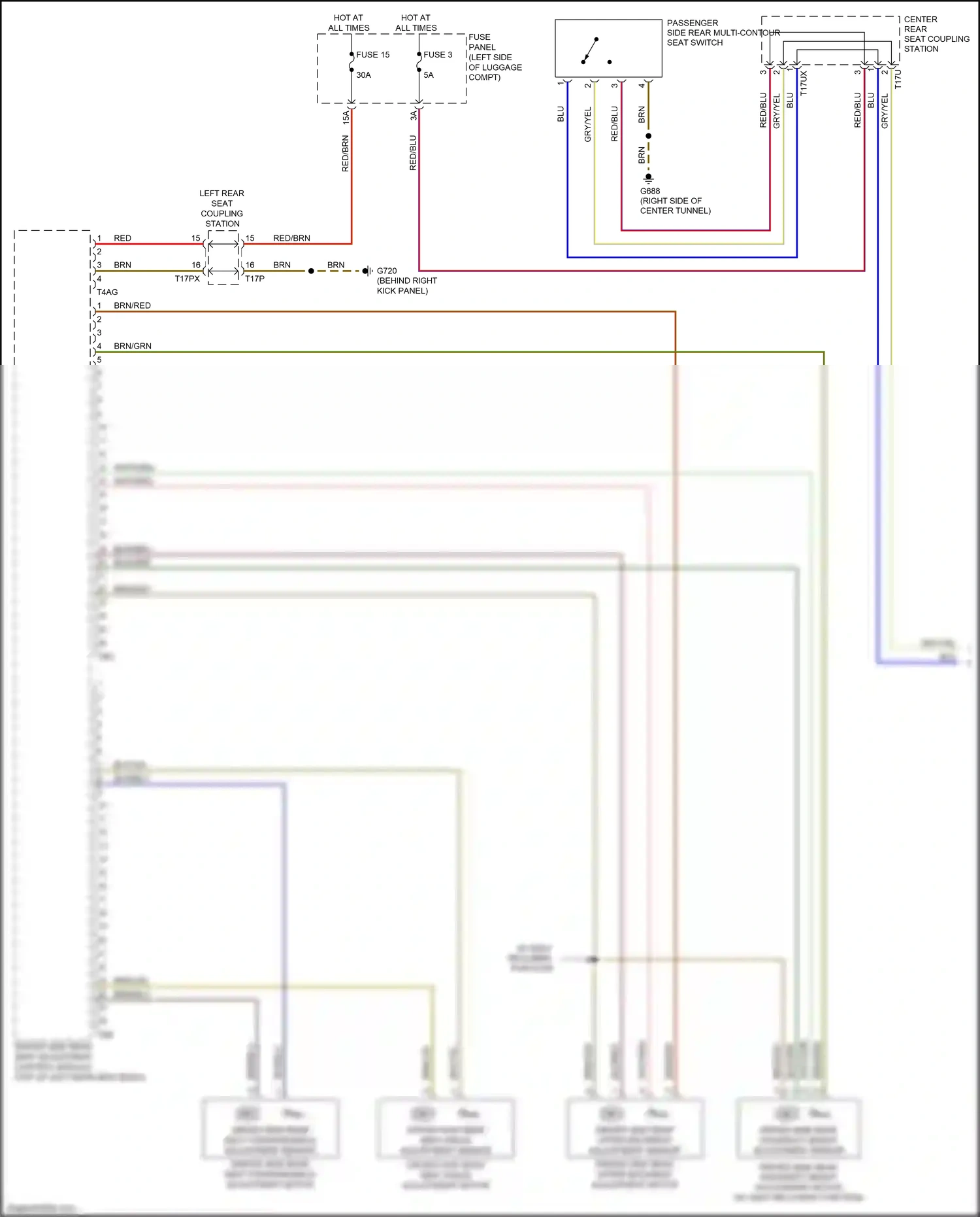 Wiring diagram brn/blu for Audi A8 D5 (2017-2022) (35 of 65)