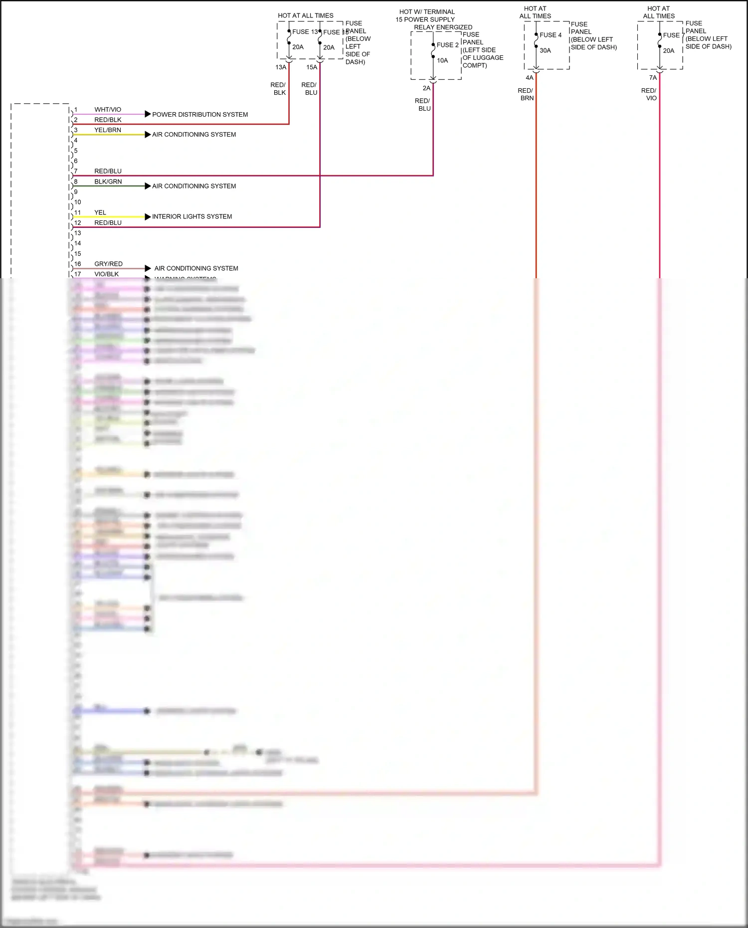 Wiring diagram brn/blu for Audi A8 D5 (2017-2022) (20 of 65)