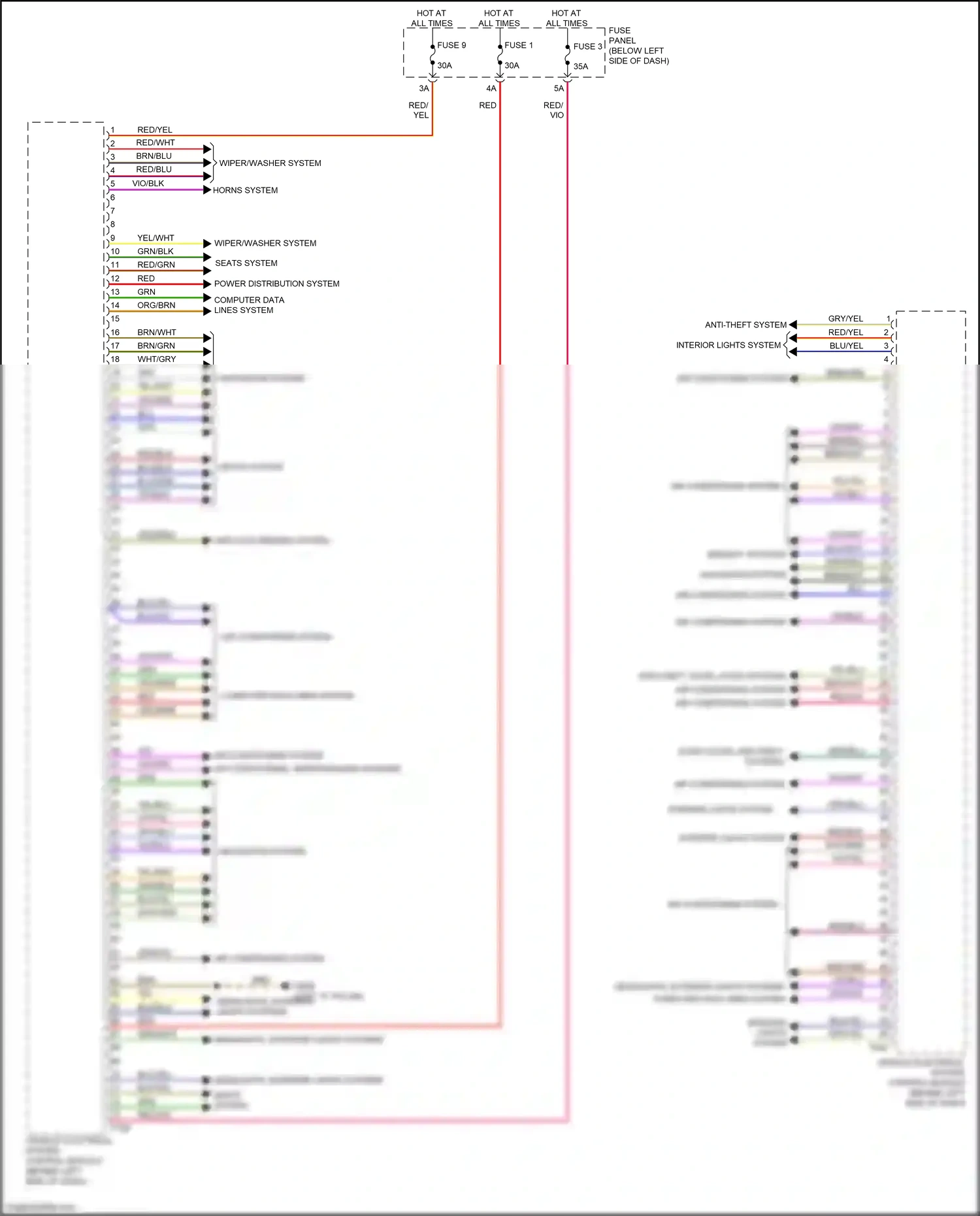 Wiring diagram brn/blu for Audi A8 D5 (2017-2022) (19 of 65)