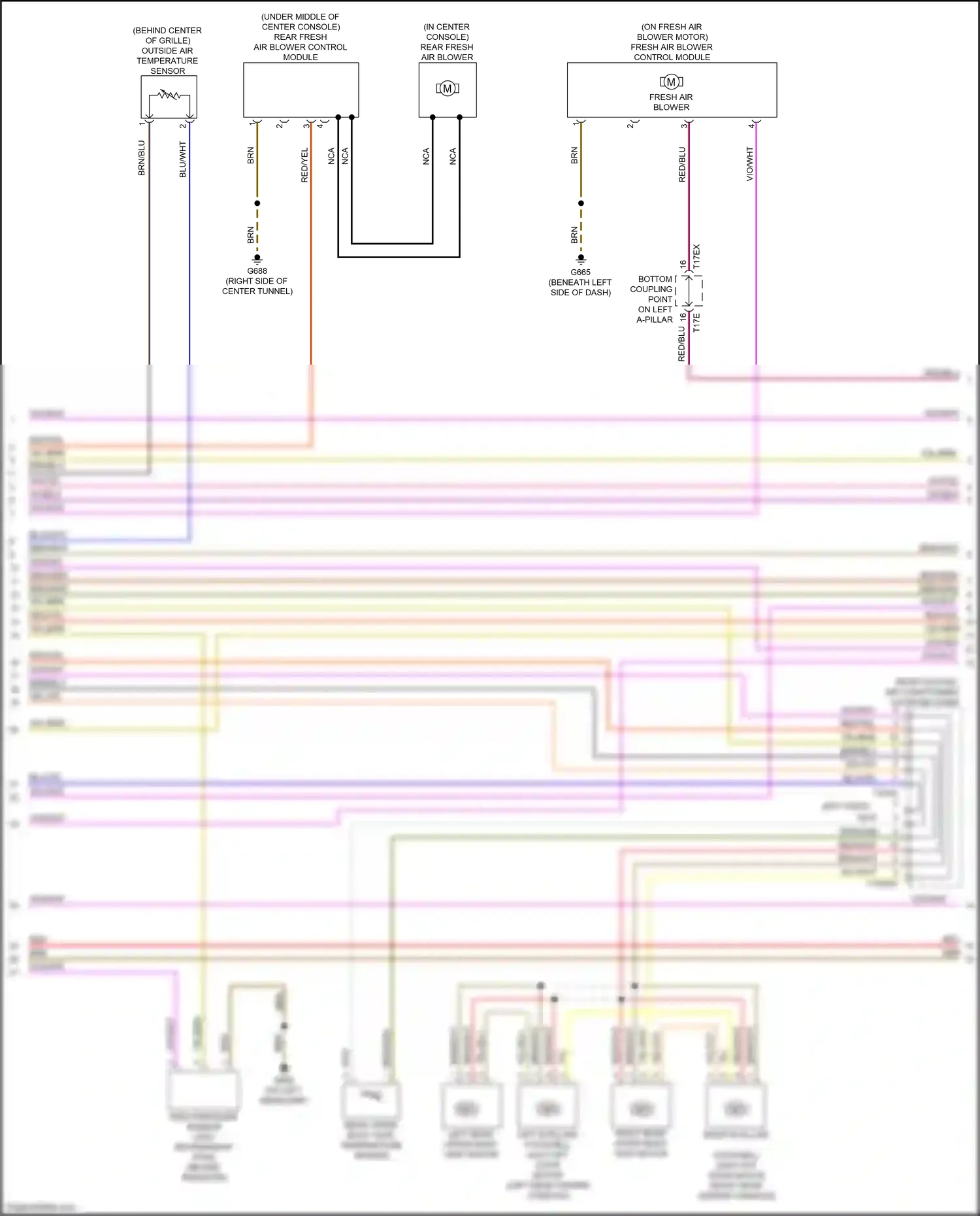 Wiring diagram brn/blu for Audi A8 D5 (2017-2022) (3 of 65)