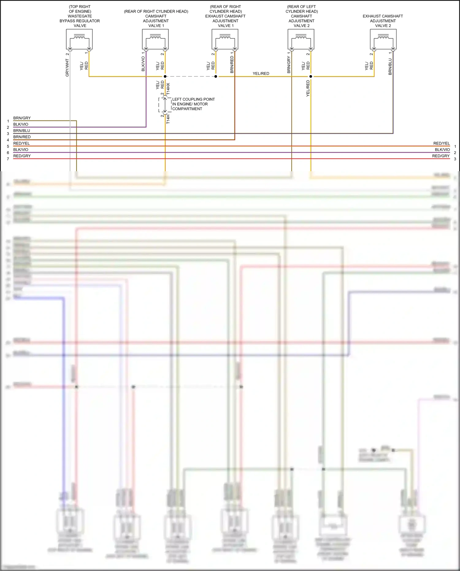 Wiring diagram brn/blu for Audi A8 D5 (2017-2022) (60 of 65)