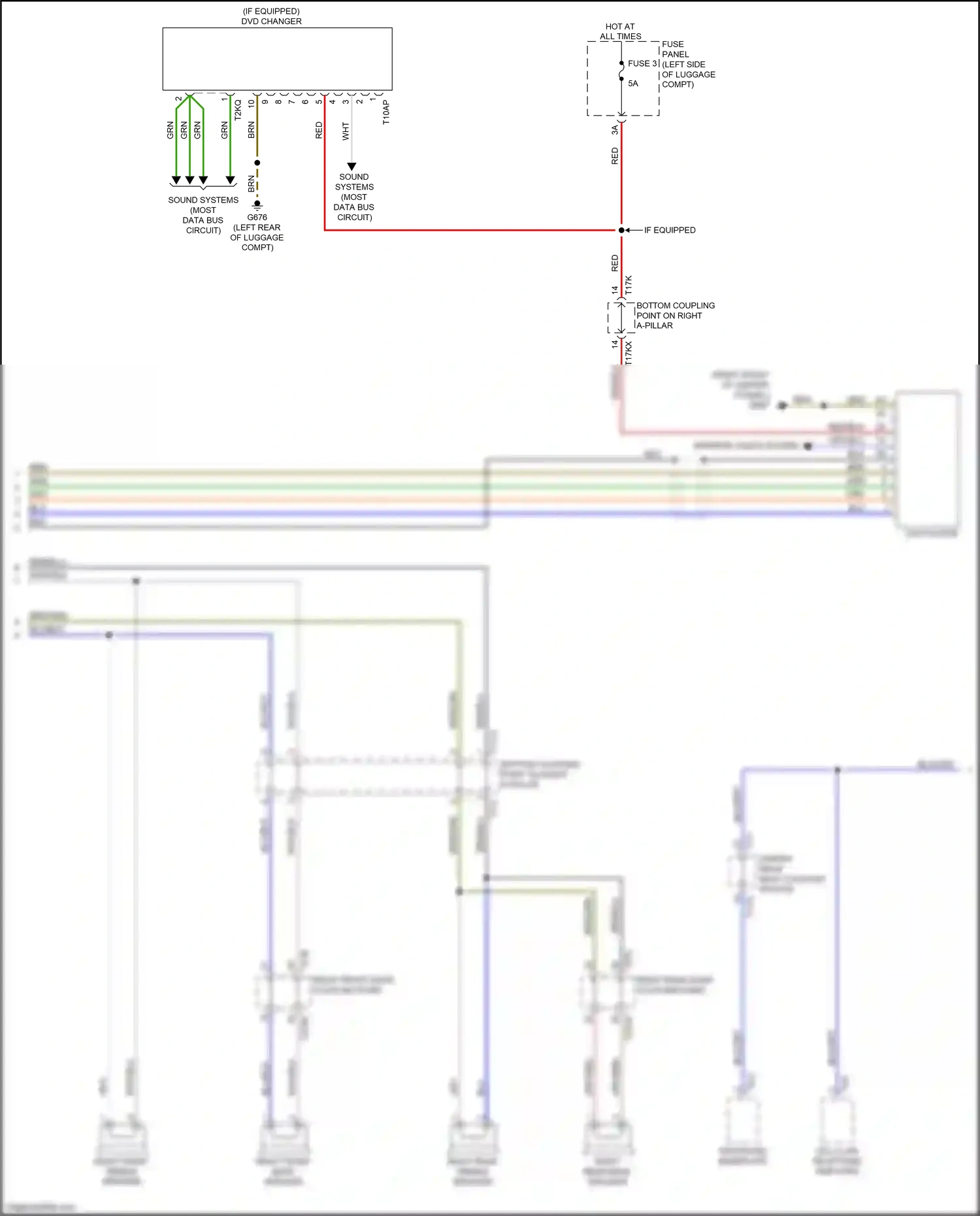 Wiring diagram brn/blu for Audi A8 D5 (2017-2022) (30 of 65)