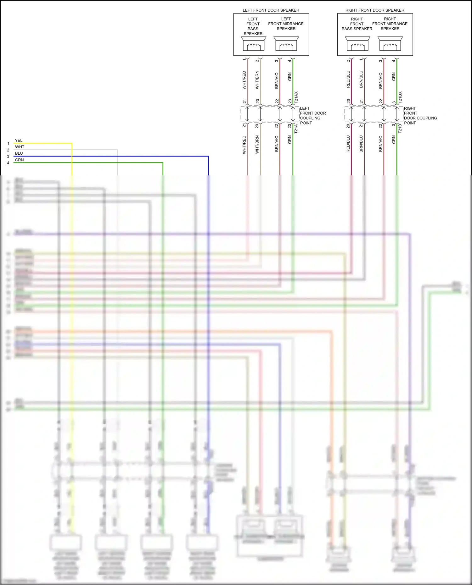 Wiring diagram brn/blu for Audi A8 D5 (2017-2022) (25 of 65)