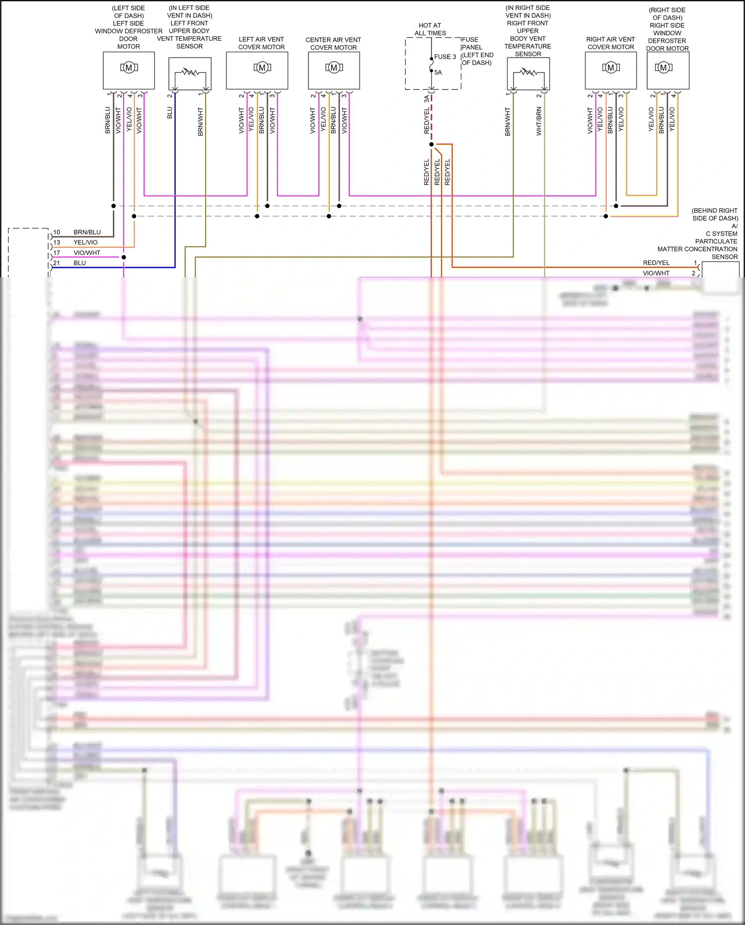 Wiring diagram brn/blu for Audi A8 D5 (2017-2022) (4 of 65)