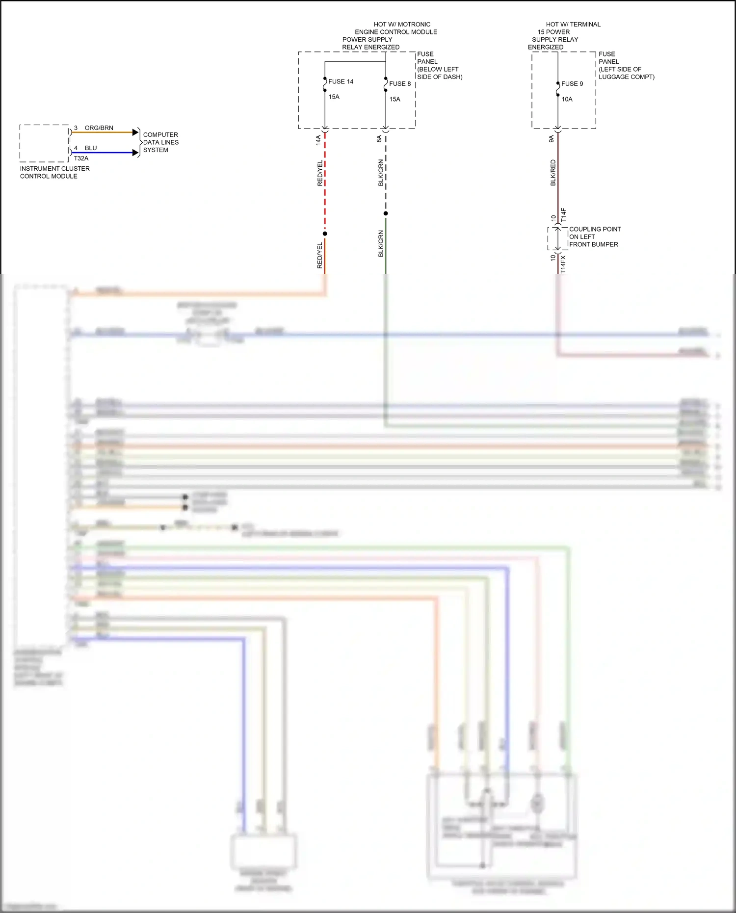 Wiring diagram brn/blu for Audi A8 D5 (2017-2022) (32 of 65)