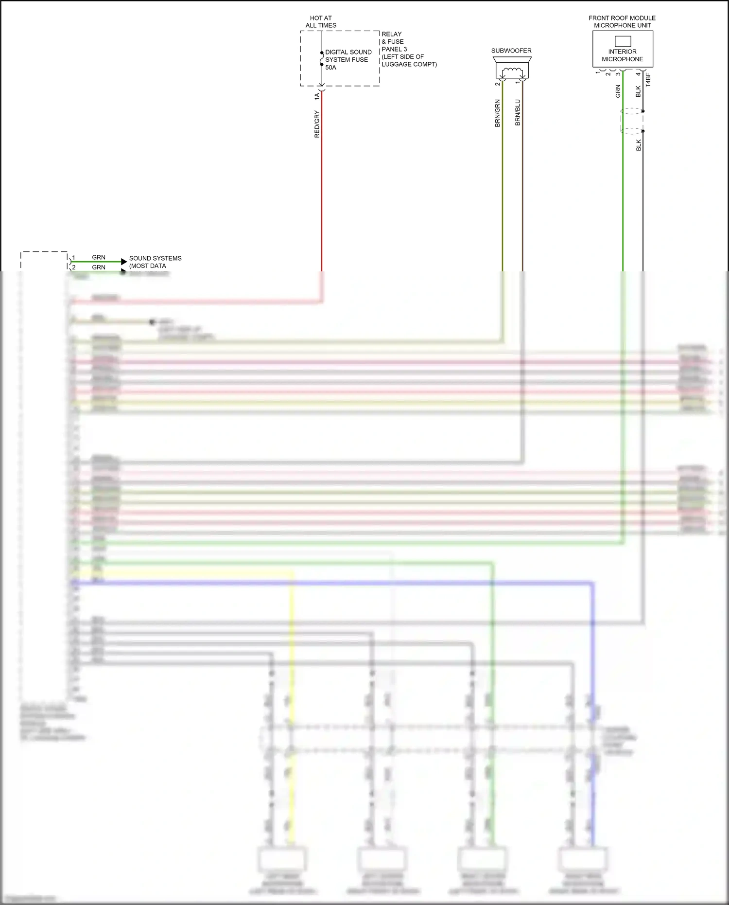 Wiring diagram brn/blu for Audi A8 D5 (2017-2022) (26 of 65)