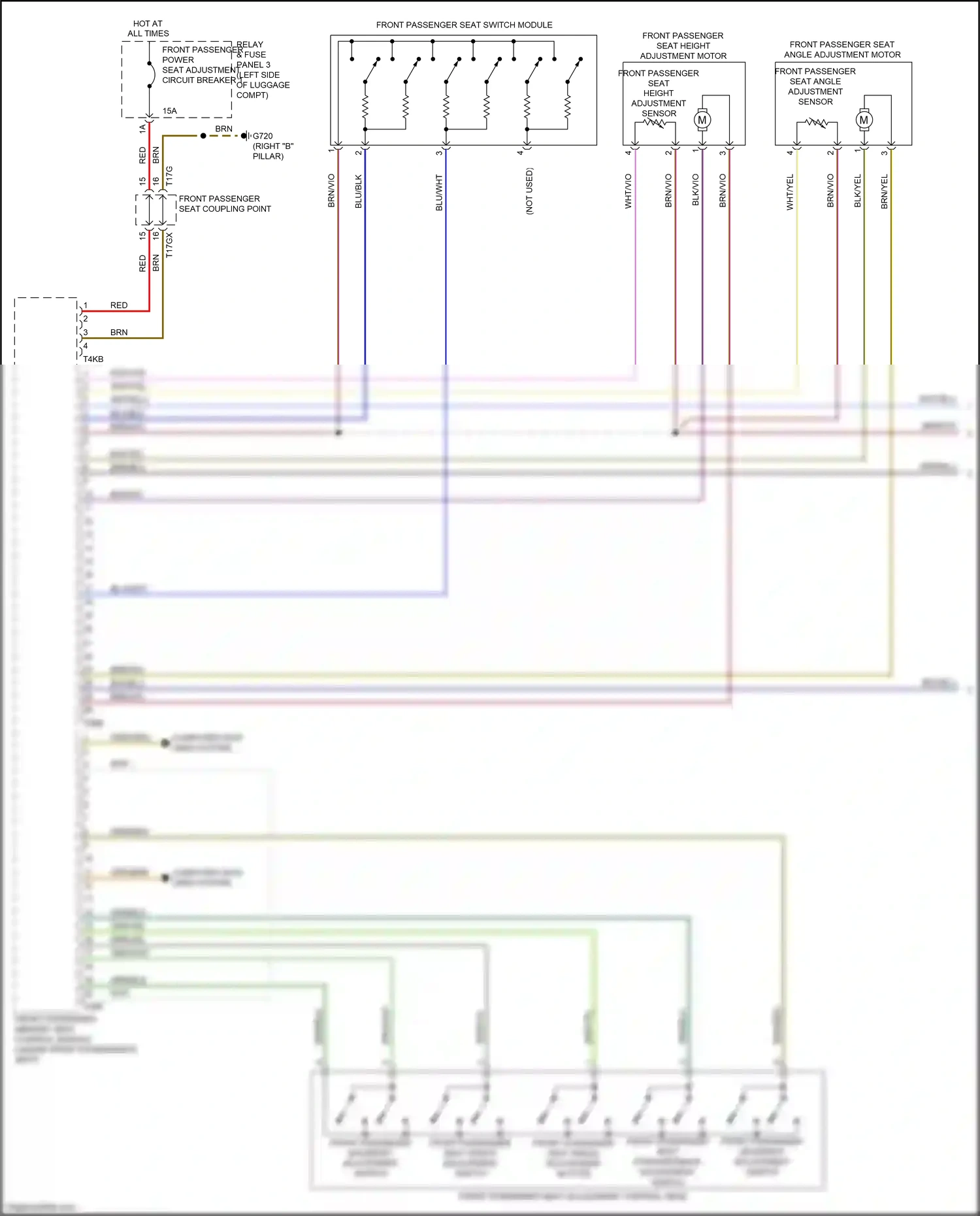 Wiring diagram brn/blu for Audi A8 D5 (2017-2022) (48 of 65)