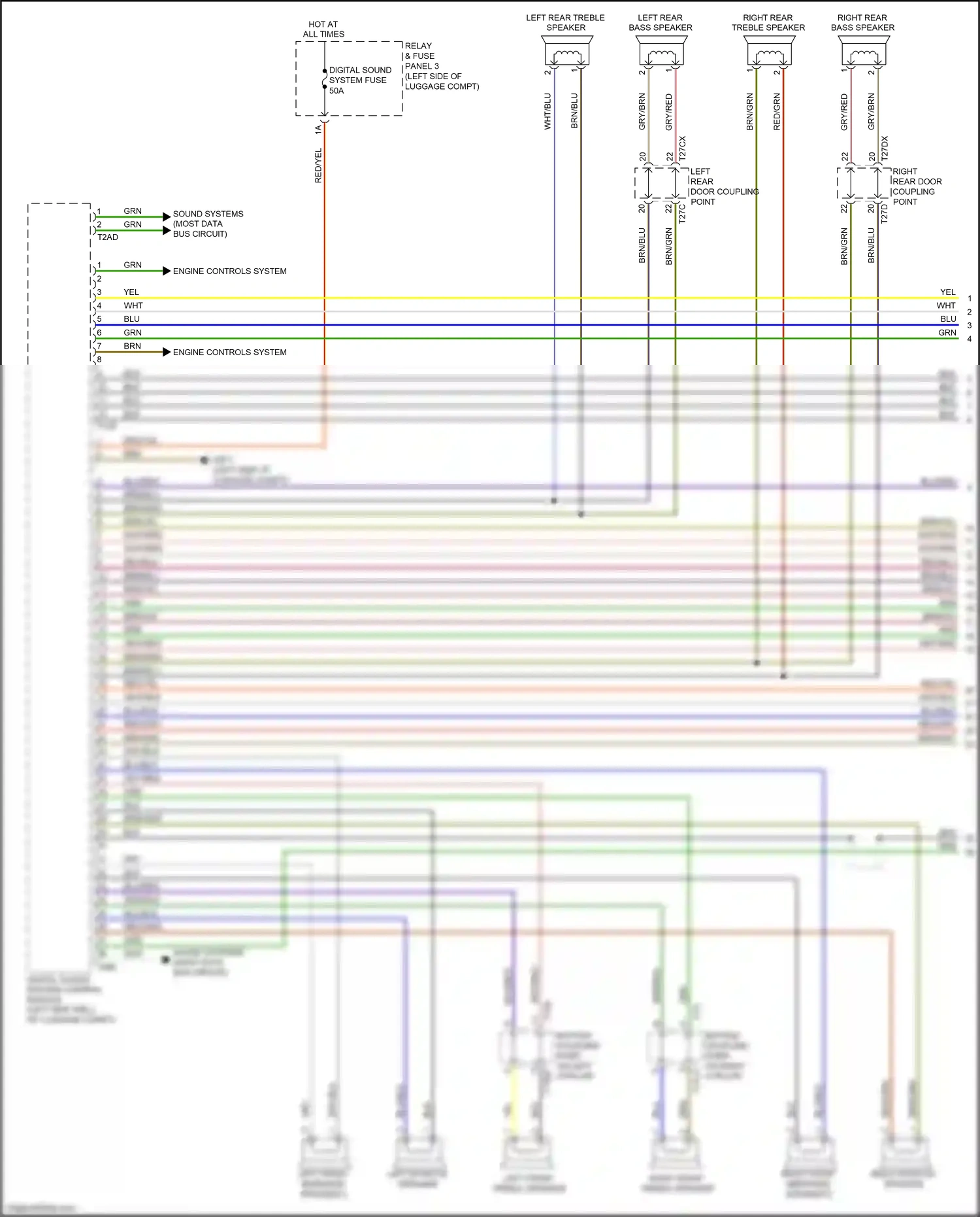 Wiring diagram brn/blu for Audi A8 D5 (2017-2022) (24 of 65)