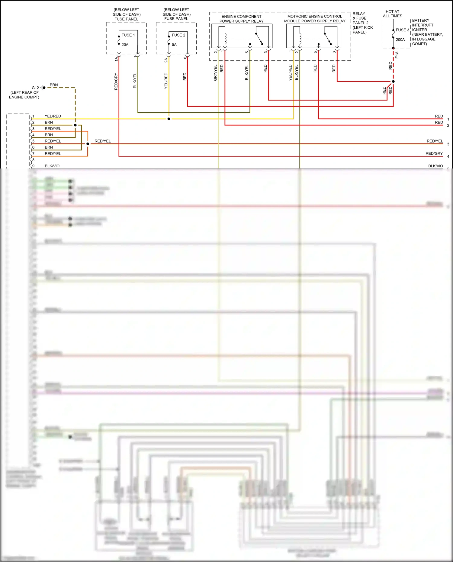 Wiring diagram brn/blu for Audi A8 D5 (2017-2022) (62 of 65)