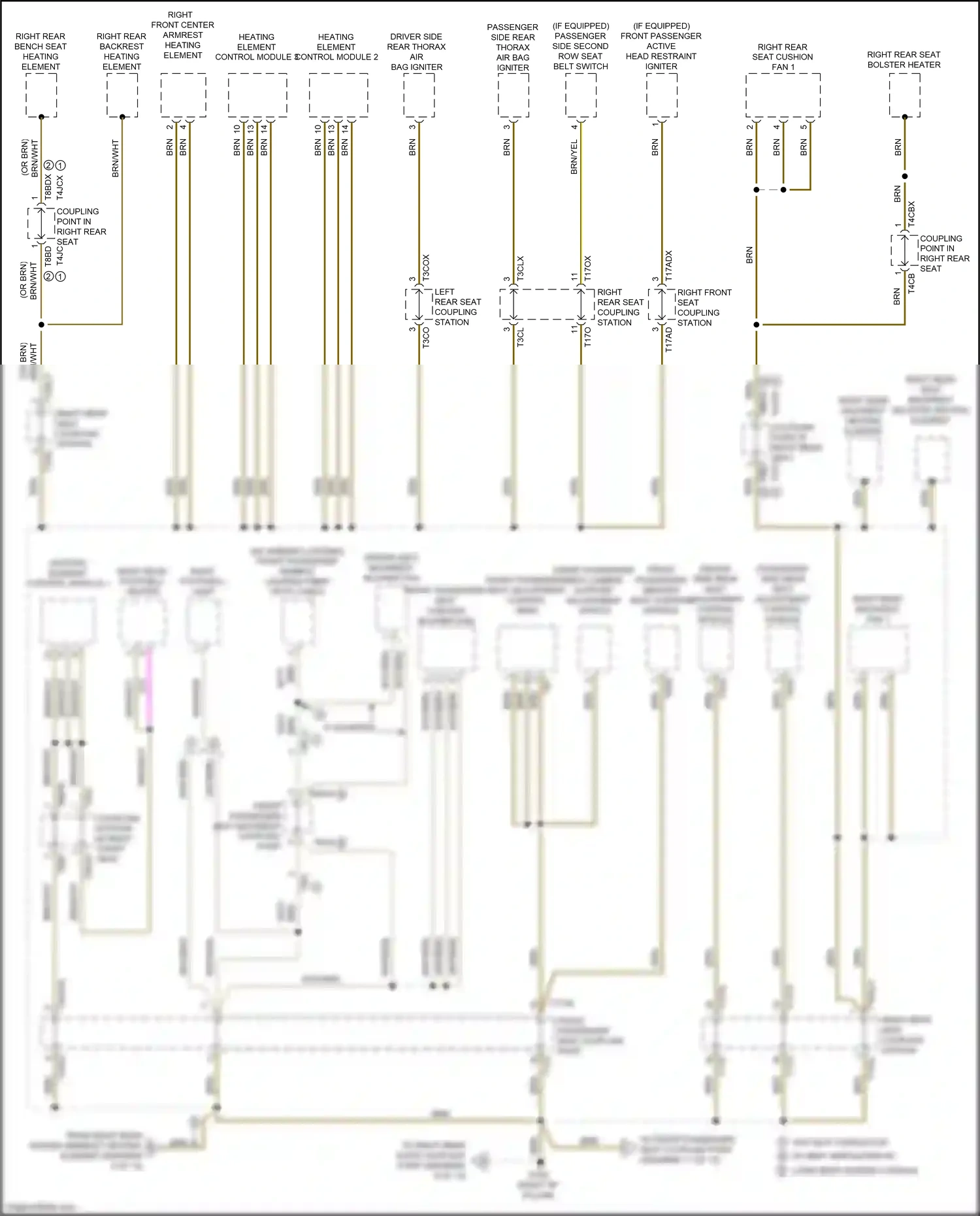 Wiring diagram brn/wht for Audi A8 D5 (2017-2022) (24 of 46)