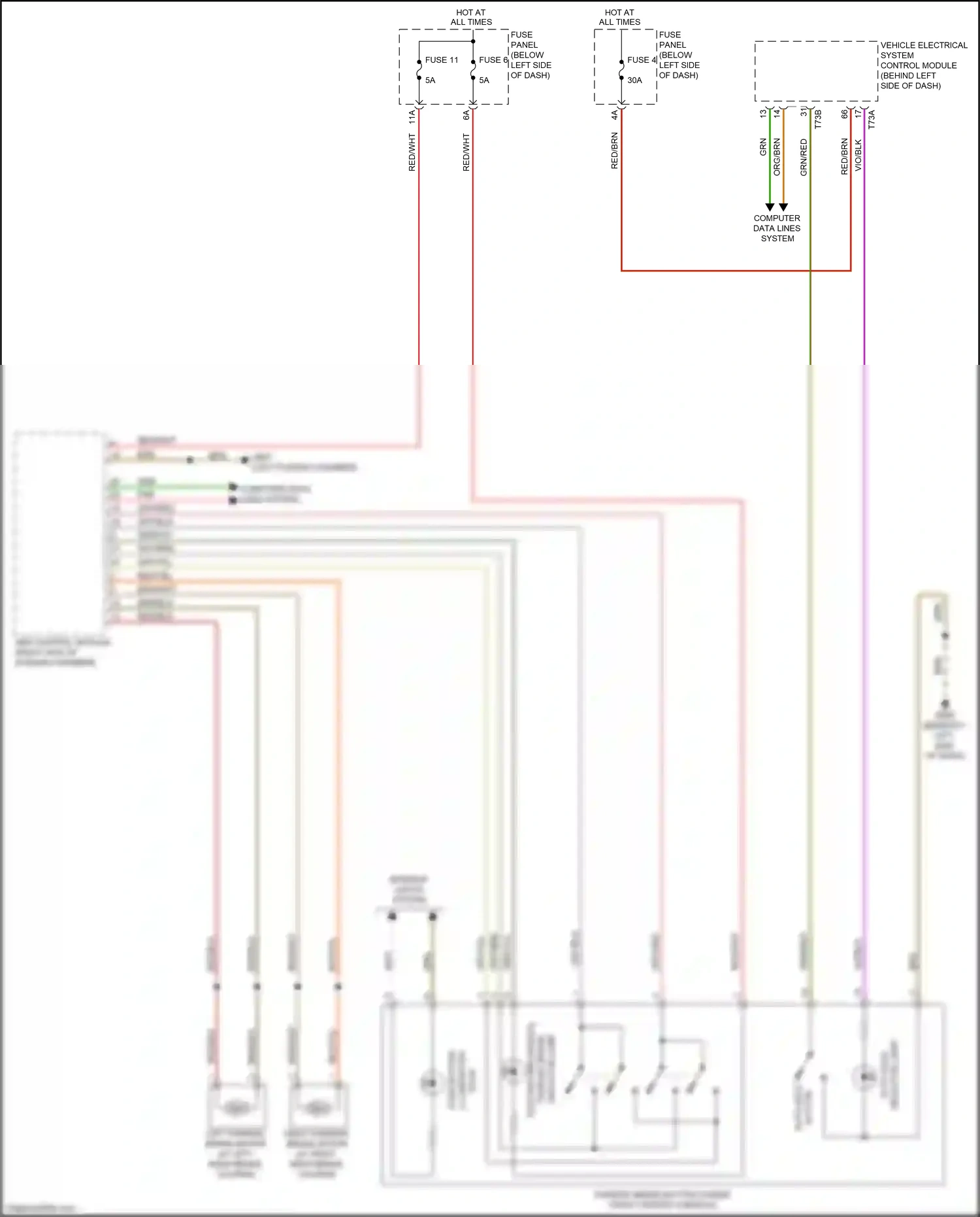 Wiring diagram brn/wht for Audi A8 D5 (2017-2022) (26 of 46)