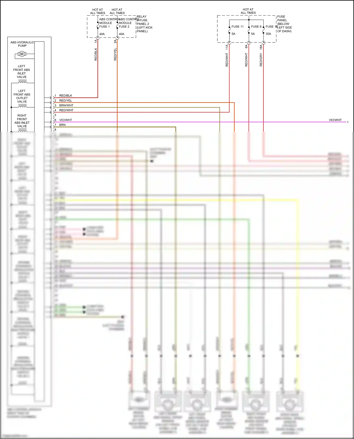 Wiring diagram brn/wht for Audi A8 D5 (2017-2022) (21 of 46)