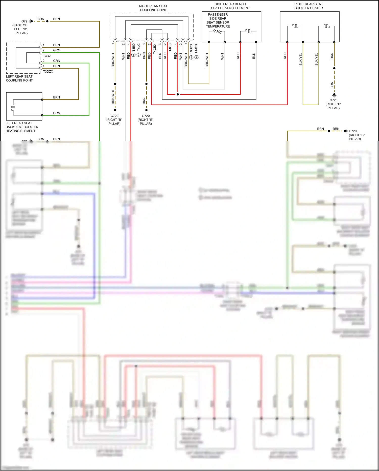 Wiring diagram brn/wht for Audi A8 D5 (2017-2022) (40 of 46)