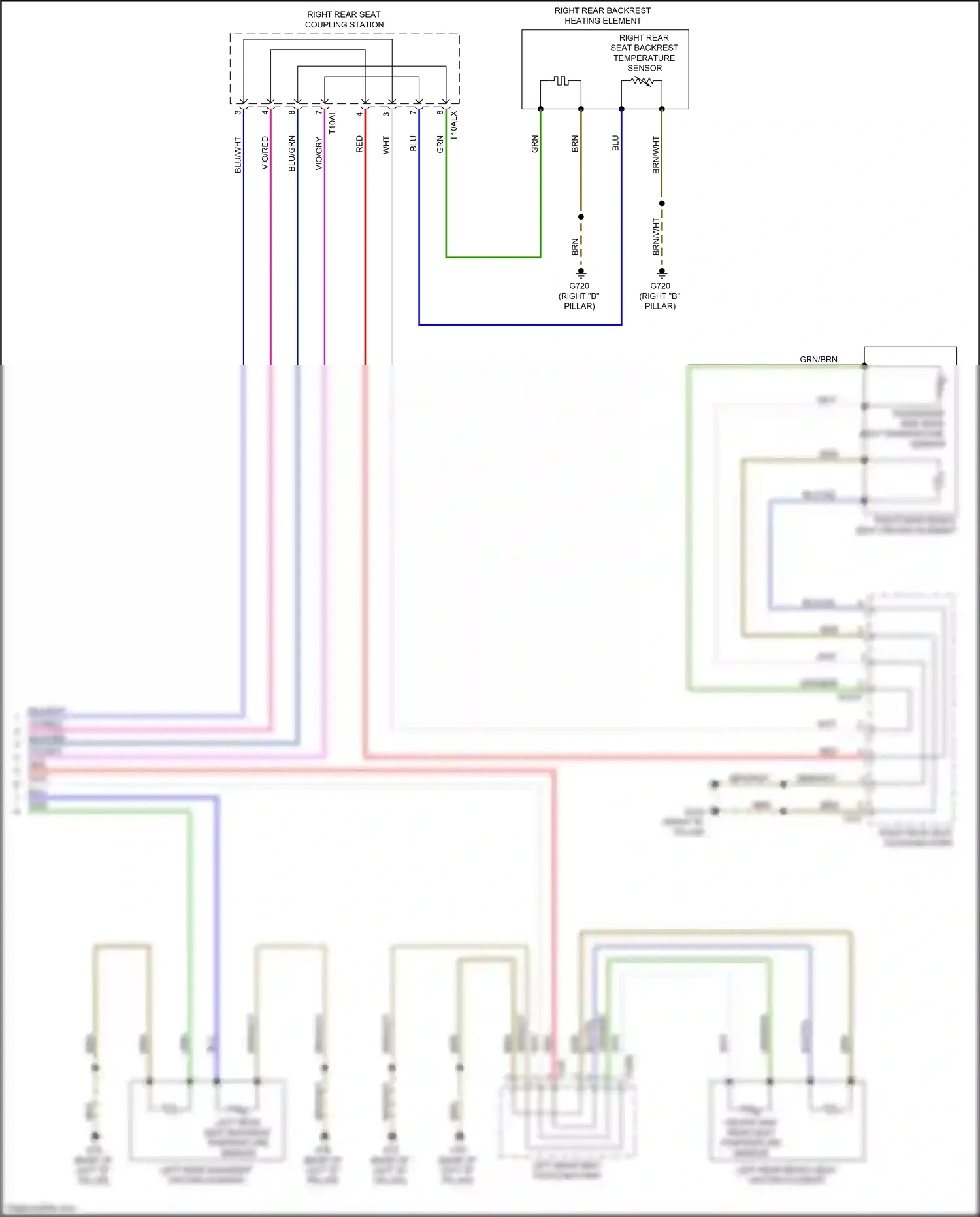 Wiring diagram brn/wht for Audi A8 D5 (2017-2022) (28 of 46)