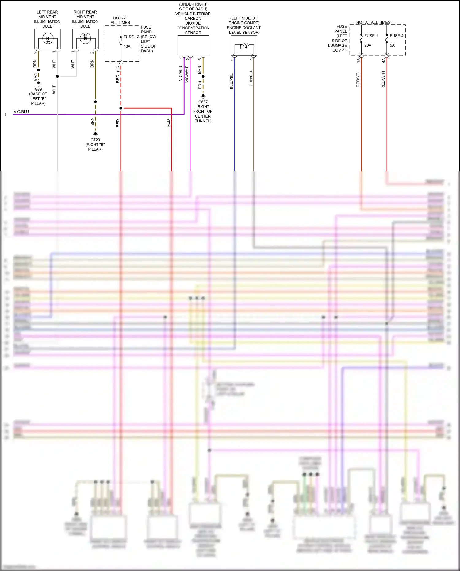 Wiring diagram brn/wht for Audi A8 D5 (2017-2022) (18 of 46)