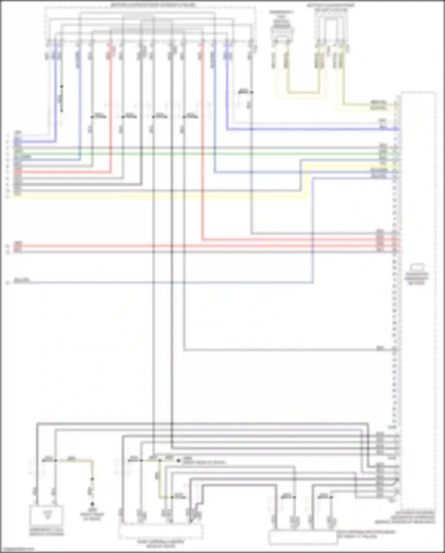 Wiring diagram brn/yel for Audi A8 D5 (2017-2022) (11 of 54)
