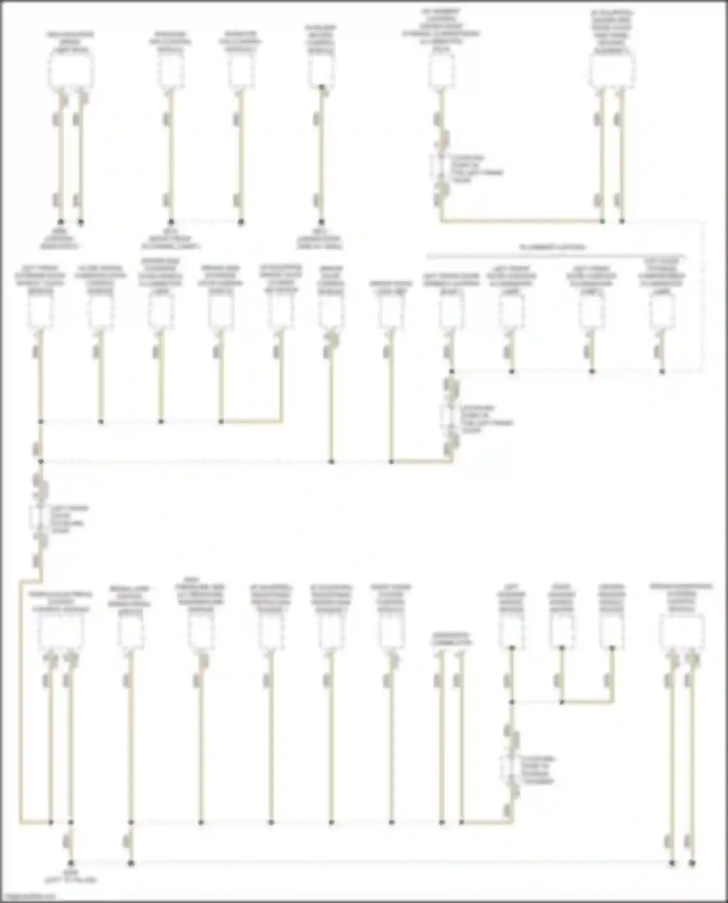 Wiring diagram driver door control module for Audi A8 D5 (2017-2022) (15 of 18)