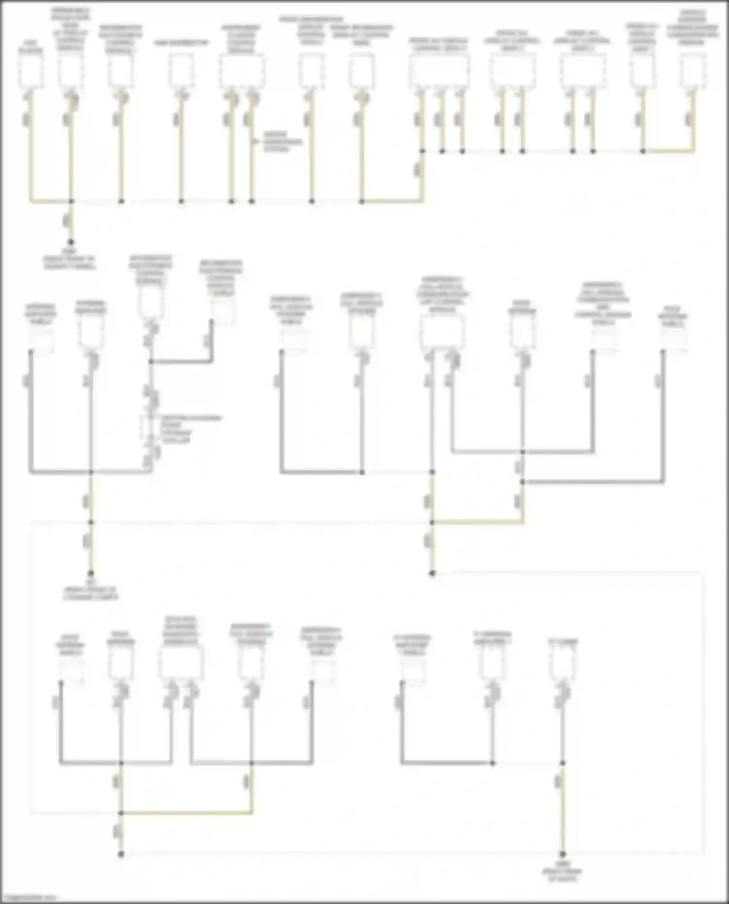 Wiring diagram front a/c display control head 2 for Audi A8 D5 (2017-2022) (4 of 5)