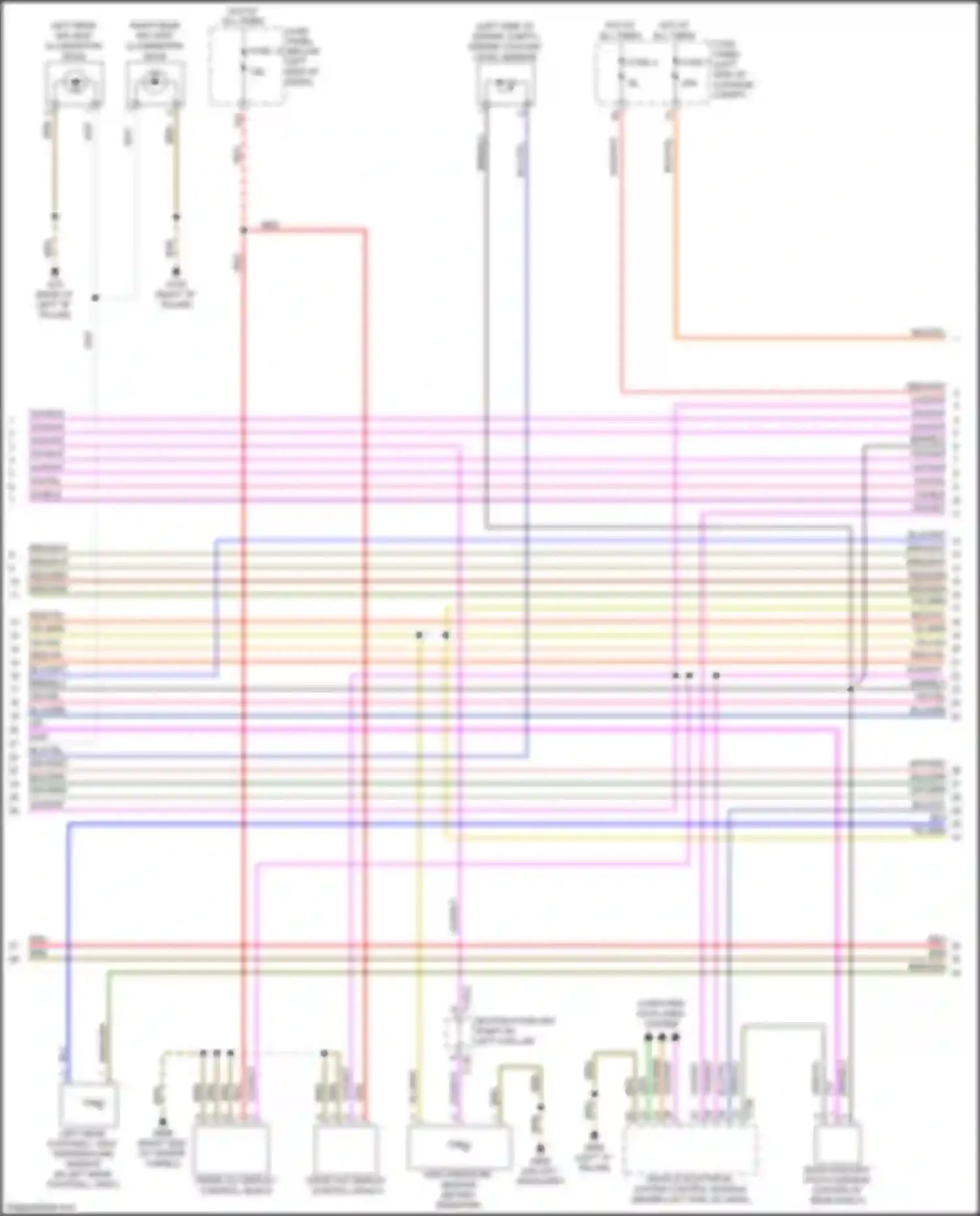 Wiring diagram fuse panel b for Audi A8 D5 (2017-2022) (2 of 38)