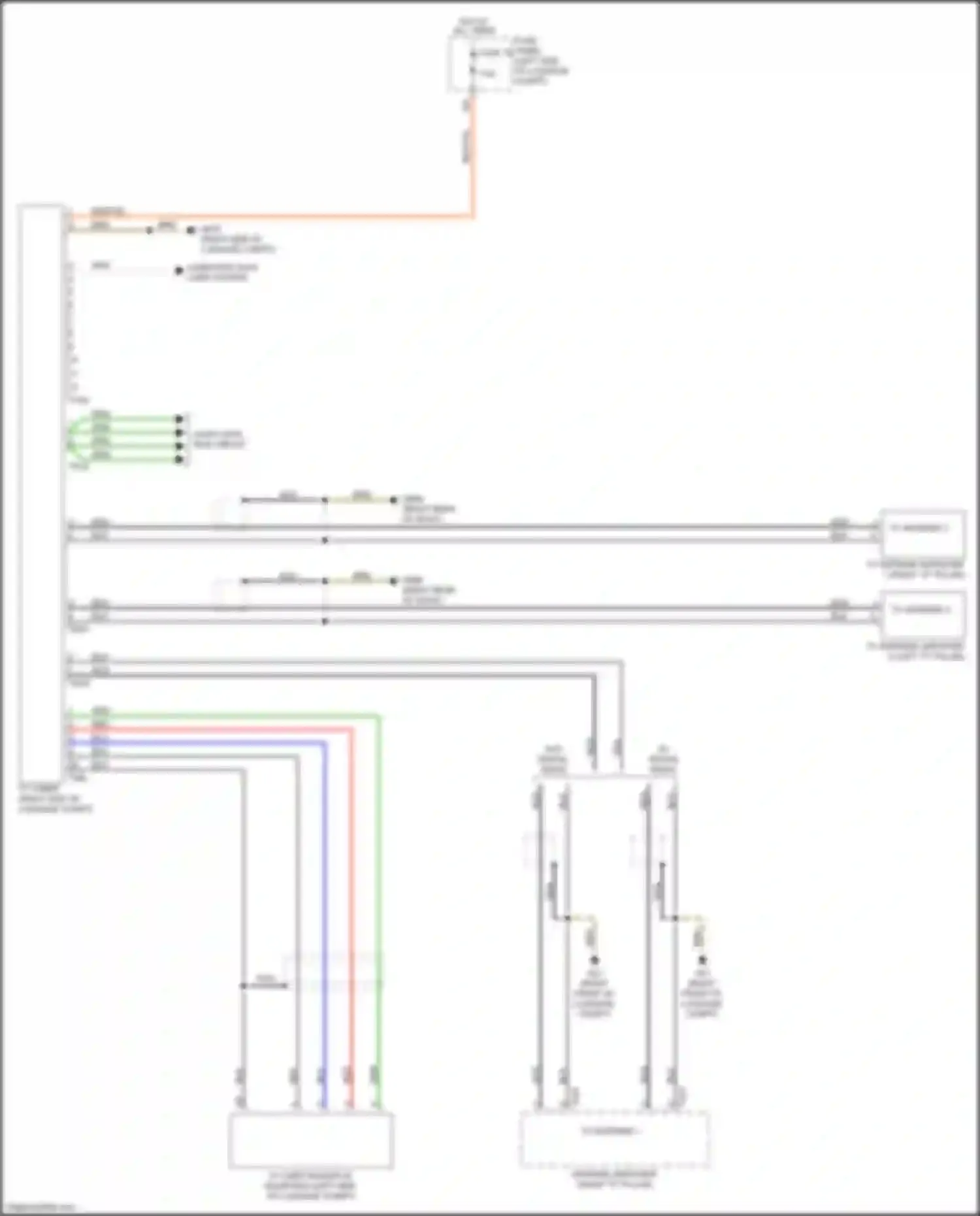 Wiring diagram fuse panel m for Audi A8 D5 (2017-2022) (10 of 17)
