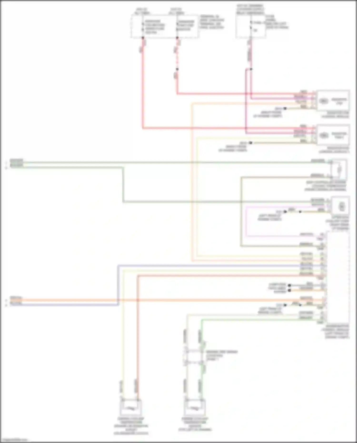 Wiring diagram hot w/ terminal 15 power supply relay energized for Audi A8 D5 (2017-2022) (2 of 15)